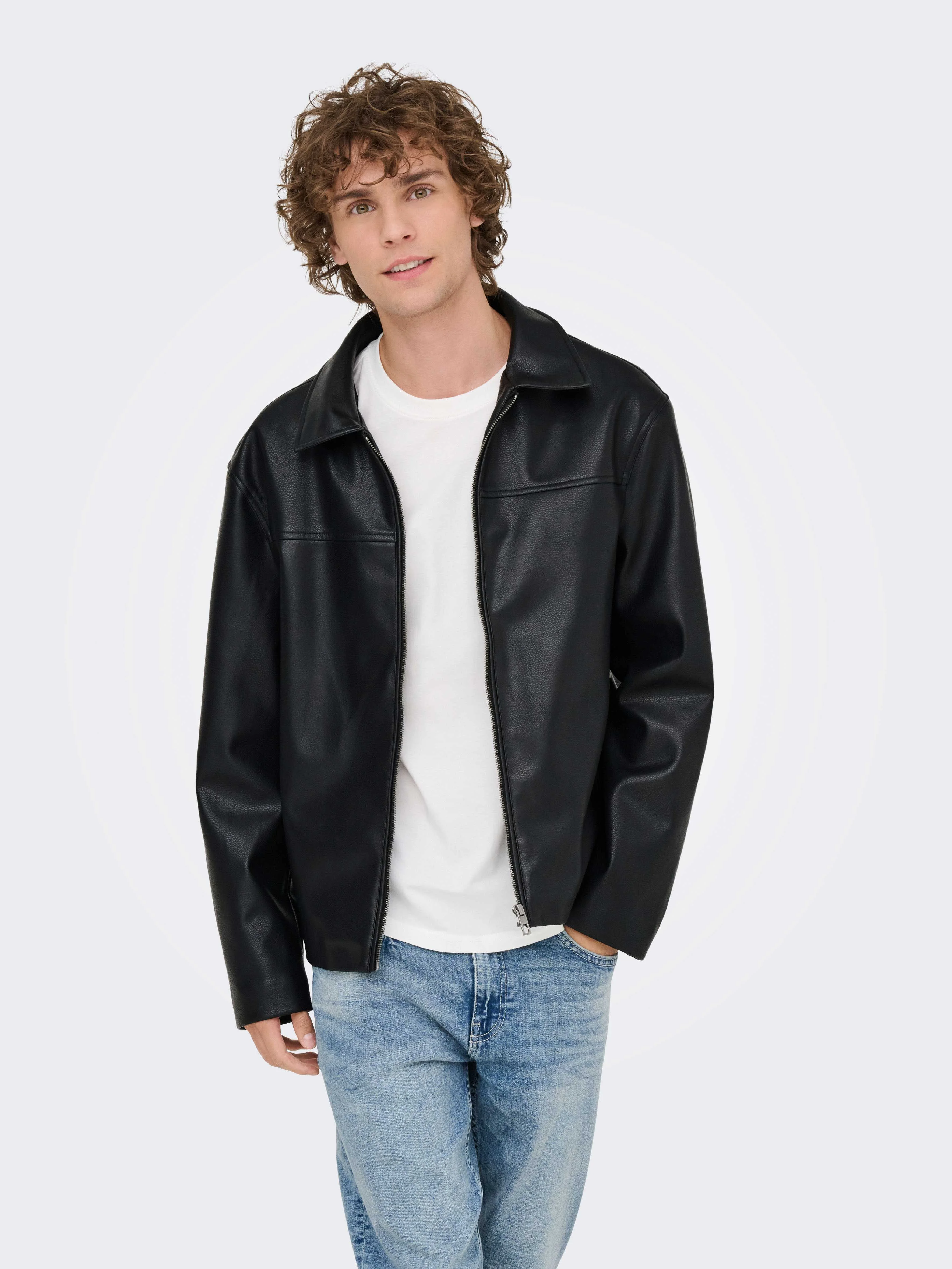 ONLY & SONS - ONSJACK PU JACKET OTW ONLY & SONS - ONSJACK PU JACKET OTW