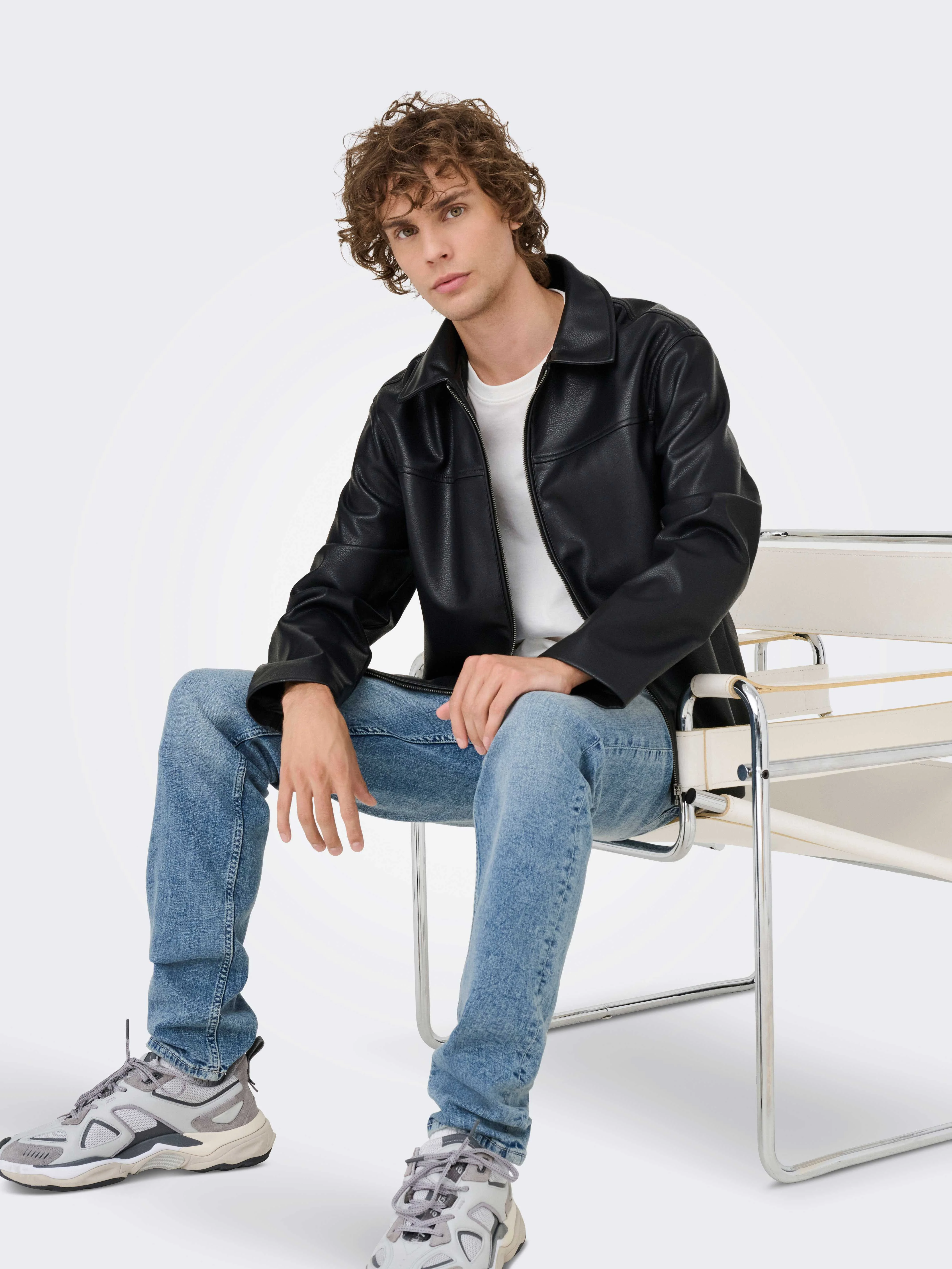 ONLY & SONS - ONSJACK PU JACKET OTW ONLY & SONS - ONSJACK PU JACKET OTW