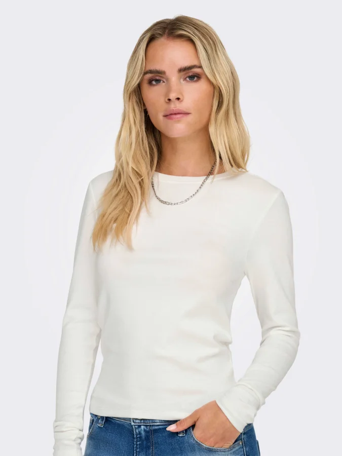 ONLY - ONLRILEY O-NECK L/S...