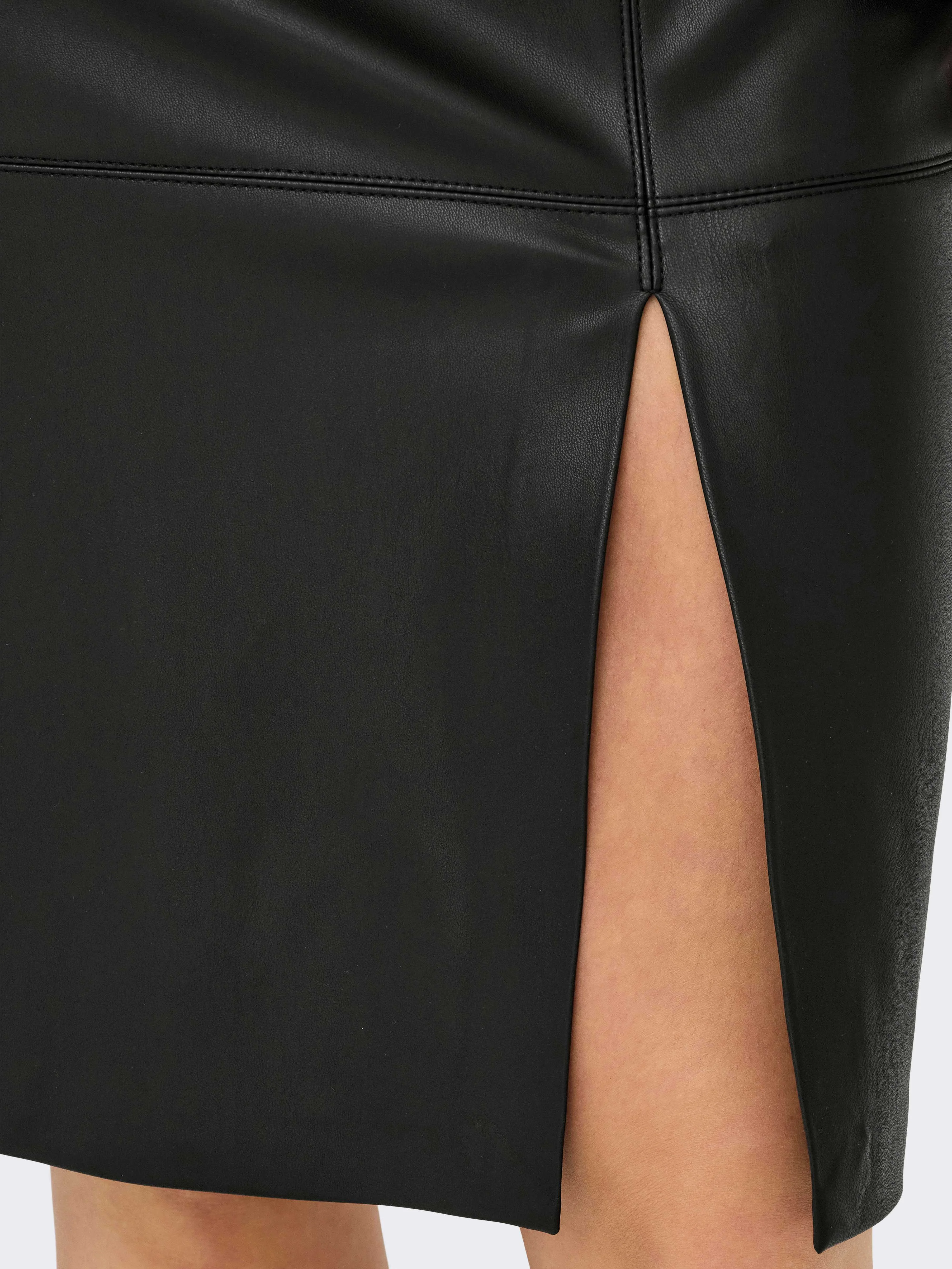ONLY - ONLOLINE FAUX LEATHER SKIRT... ONLY - ONLOLINE FAUX LEATHER SKIRT...