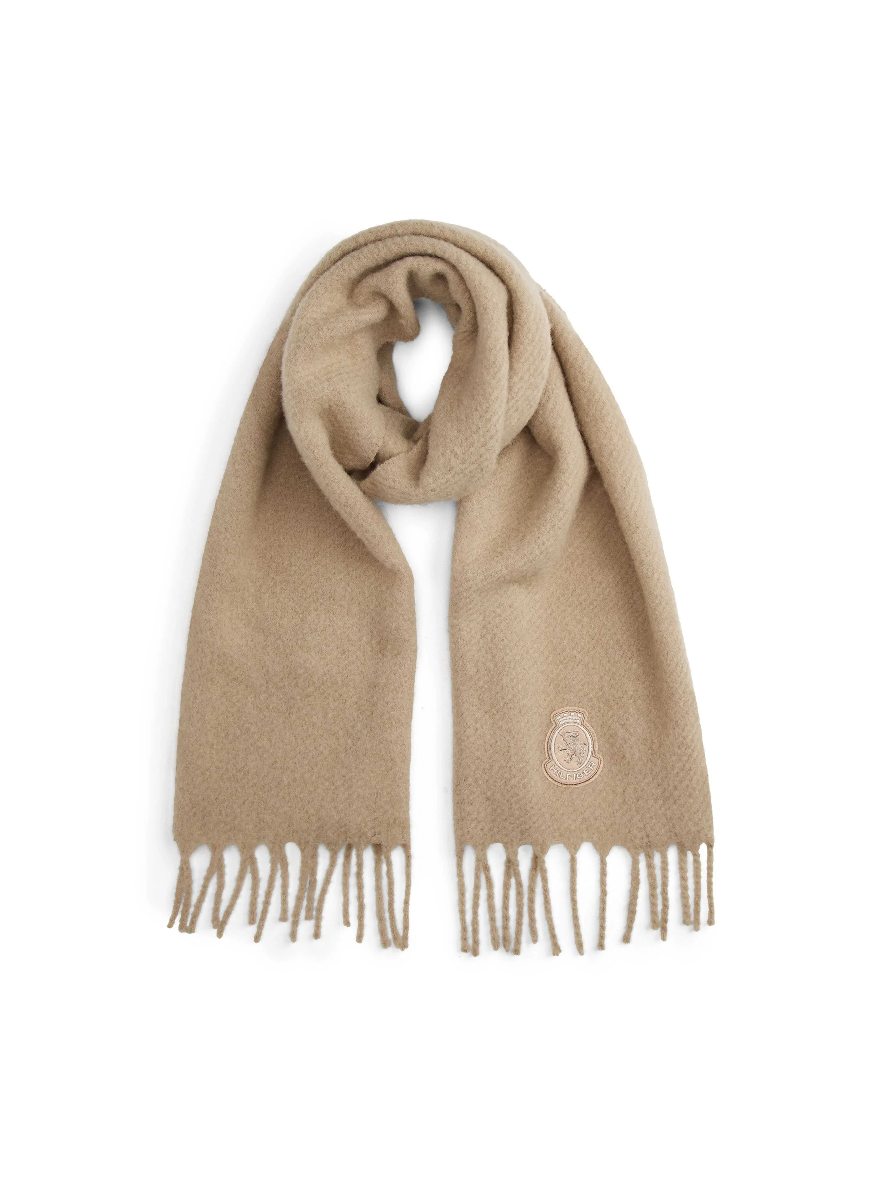 Tommy Hilfiger - TH CREST FLUFFY SCARF Tommy Hilfiger - TH CREST FLUFFY SCARF
