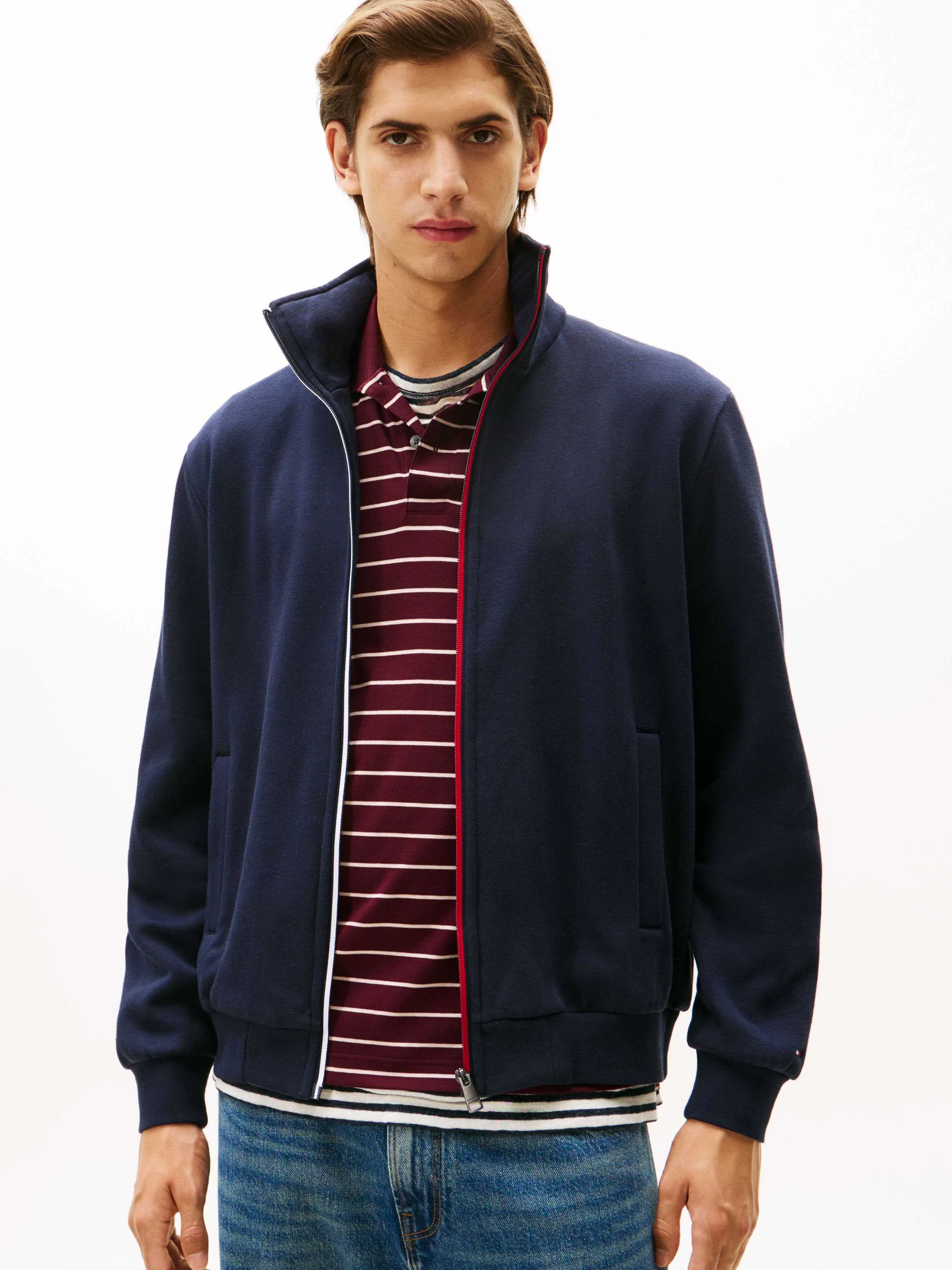 Tommy Hilfiger - GLOBAL STRIPE ZIP... Tommy Hilfiger - GLOBAL STRIPE ZIP...