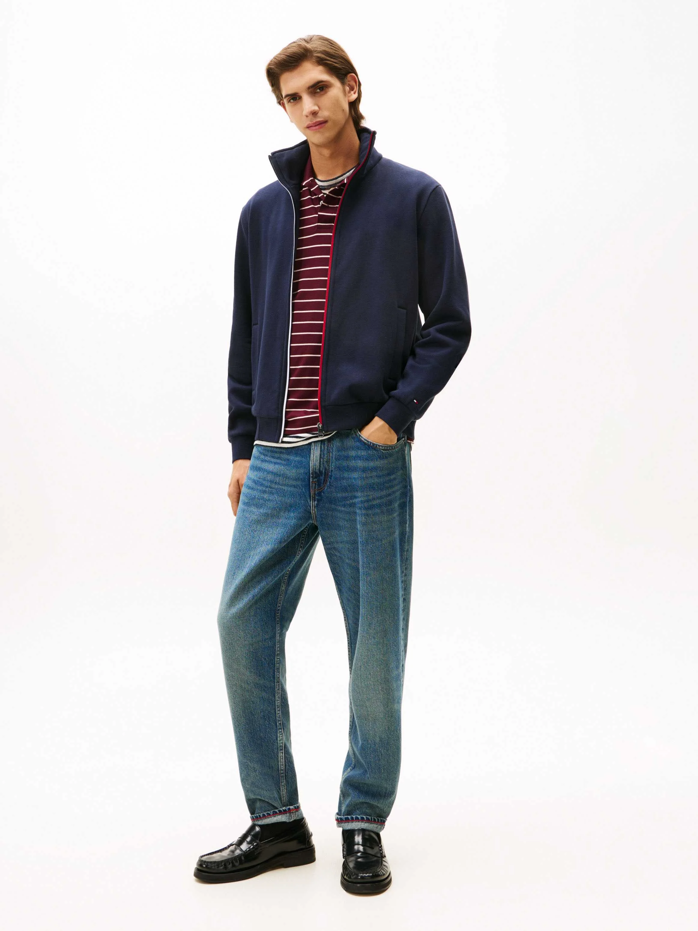 Tommy Hilfiger - GLOBAL STRIPE ZIP... Tommy Hilfiger - GLOBAL STRIPE ZIP...