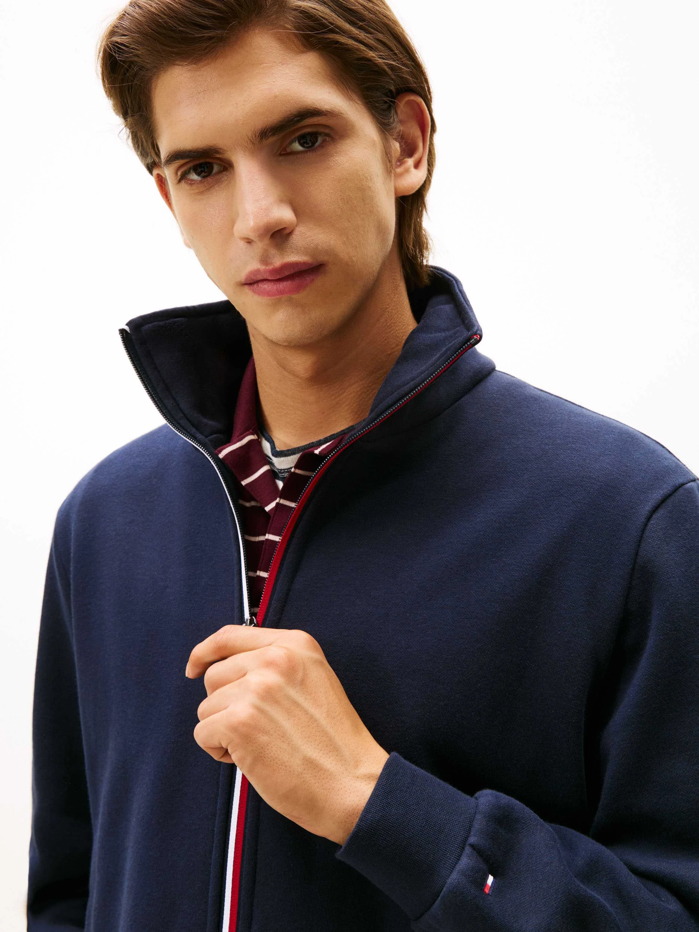 Tommy Hilfiger - GLOBAL STRIPE ZIP... Tommy Hilfiger - GLOBAL STRIPE ZIP...