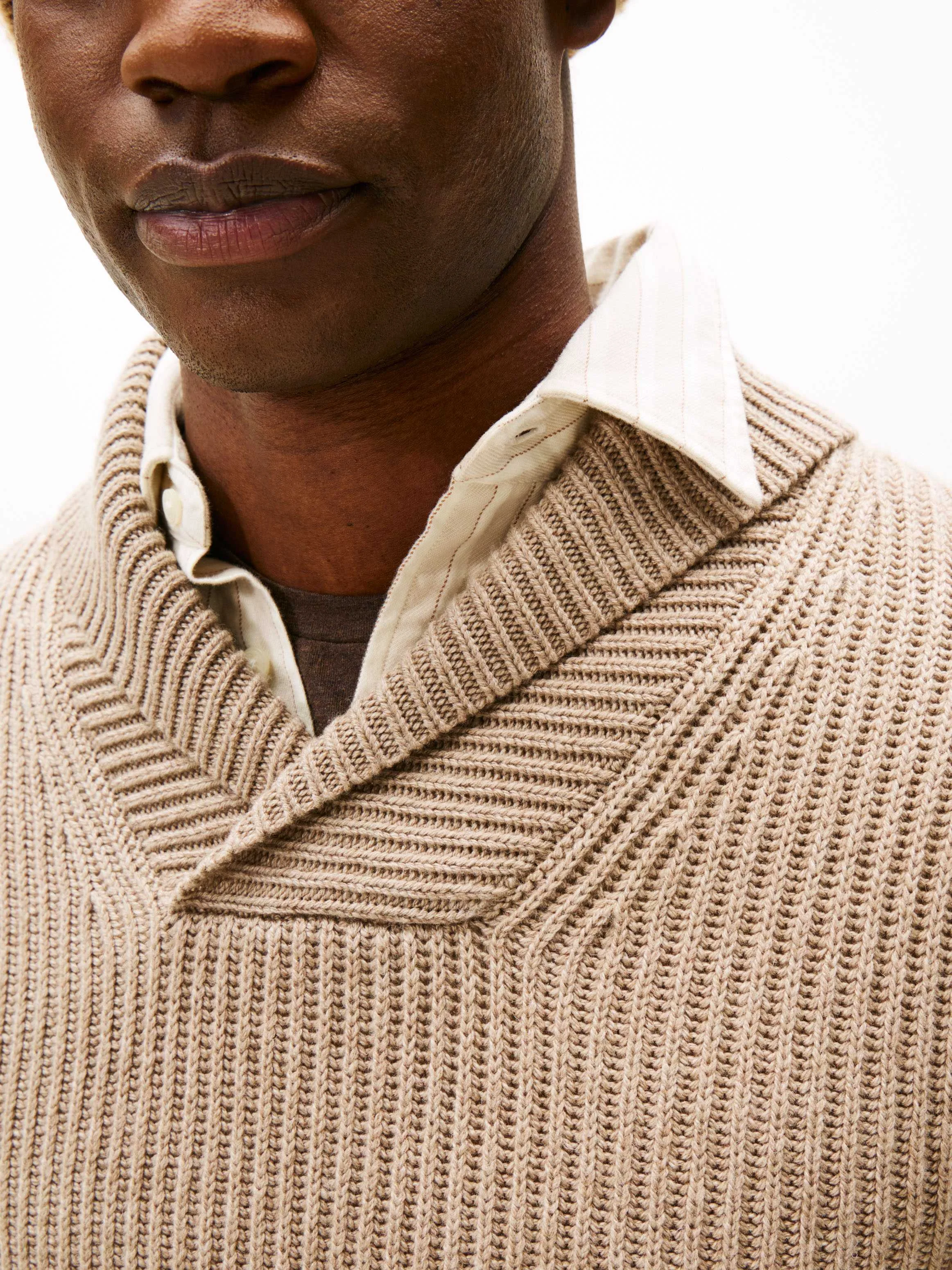 Tommy Hilfiger - DC SHAWL COLLAR SWEATER Tommy Hilfiger - DC SHAWL COLLAR SWEATER