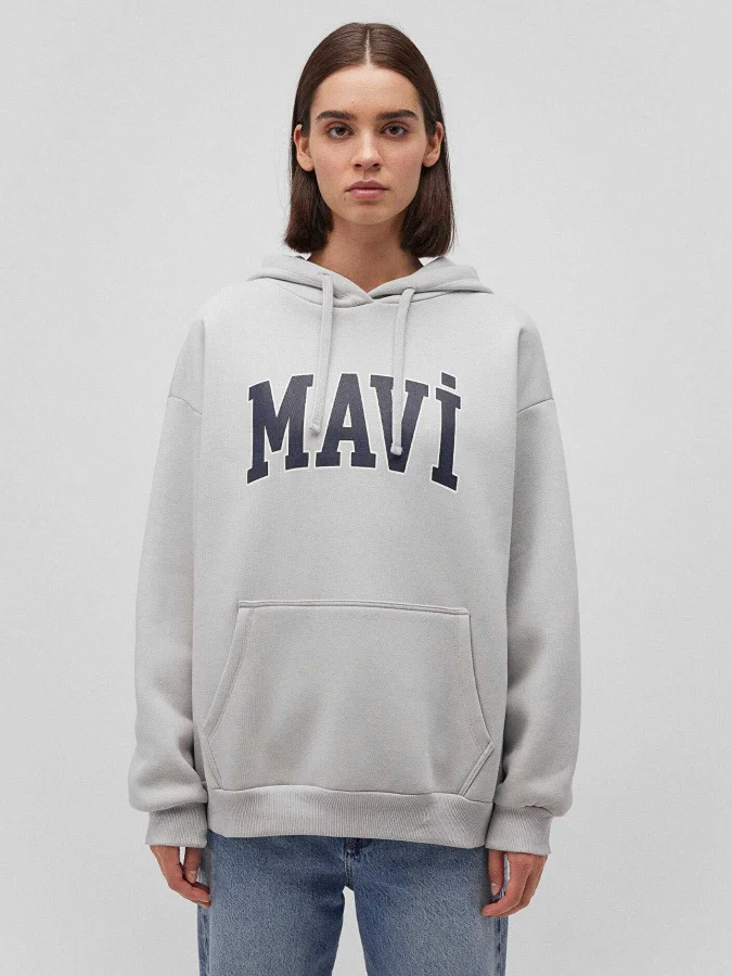 Mavi - MAVİ LOGO HOODED...