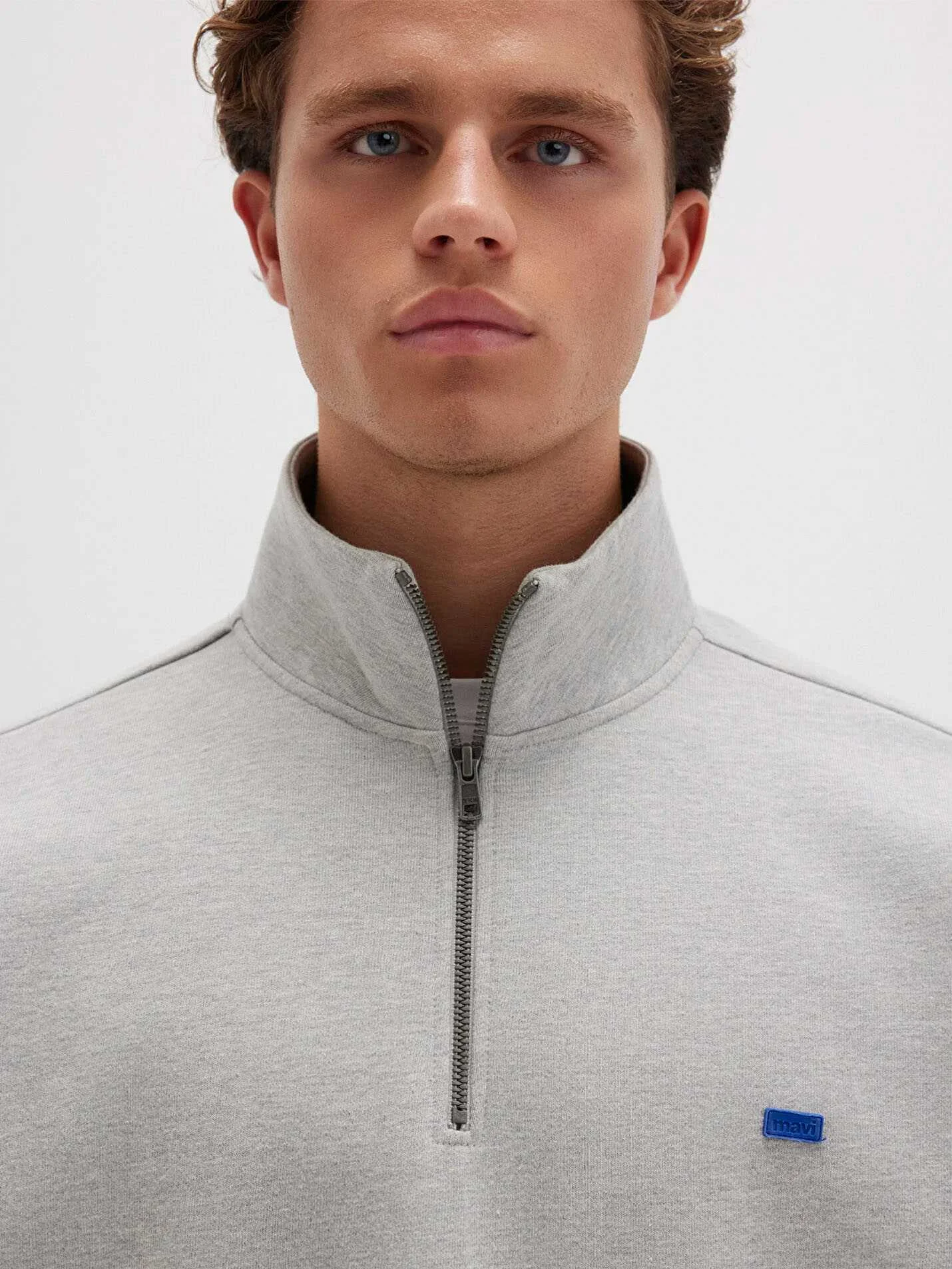 Mavi - HALF ZIP SWEATSHIRT Mavi - HALF ZIP SWEATSHIRT