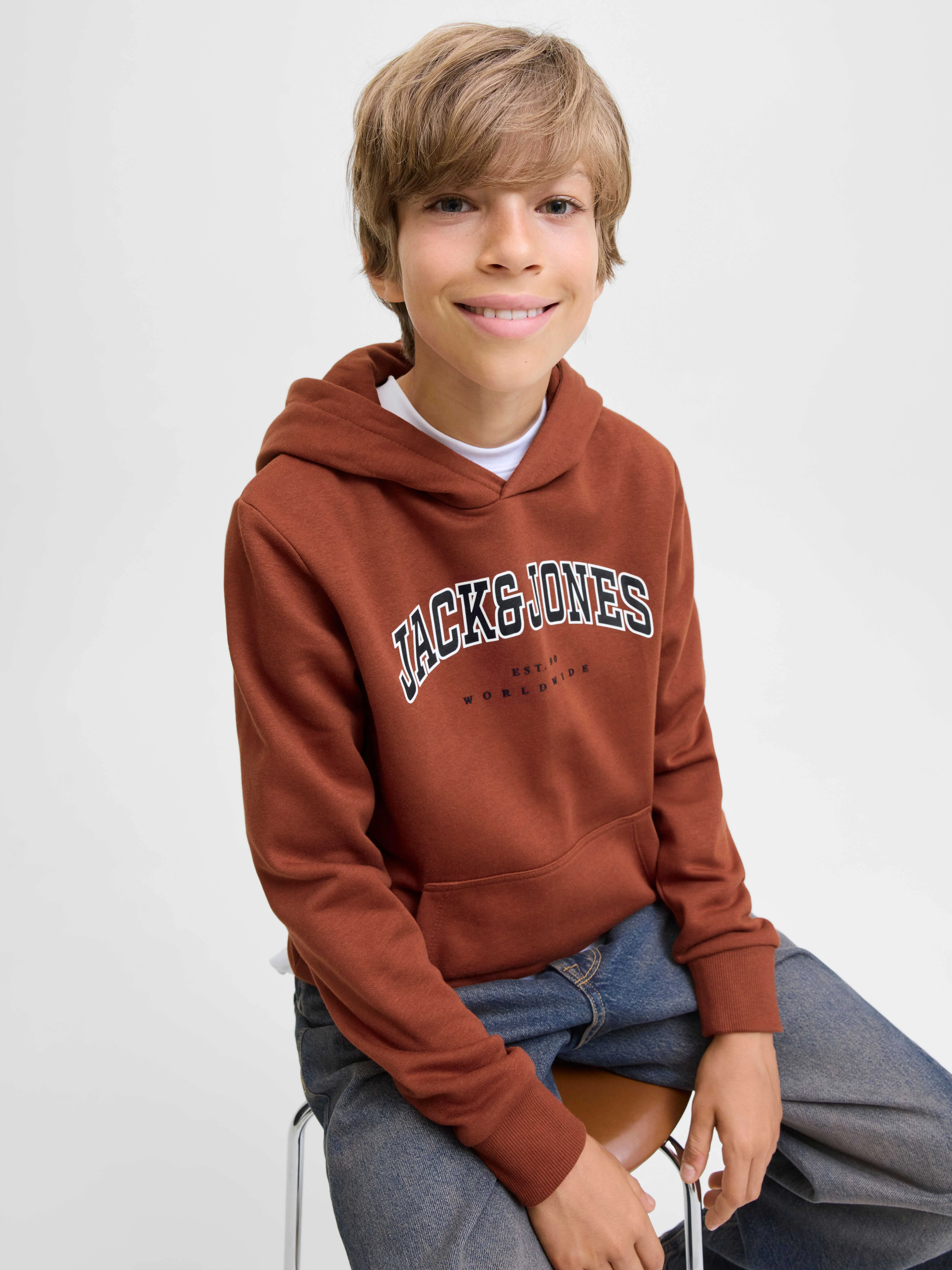 Jack&Jones - JJECALEB VARSITY SWEAT... Jack&Jones - JJECALEB VARSITY SWEAT...