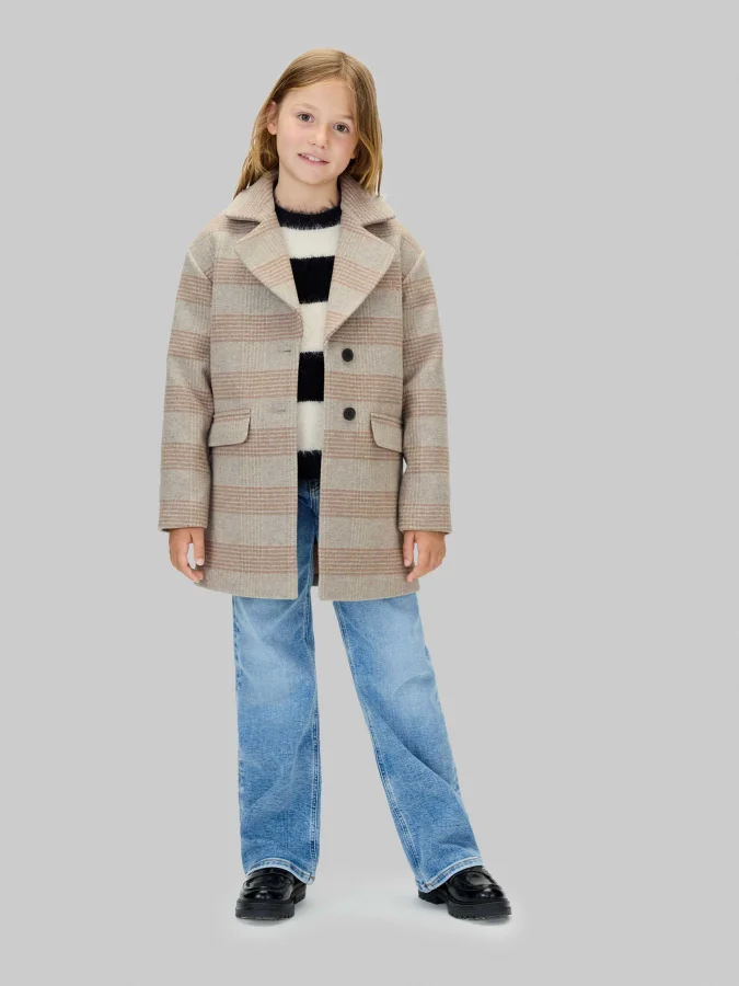 Calvin Klein - CHECK WOOL COAT 2