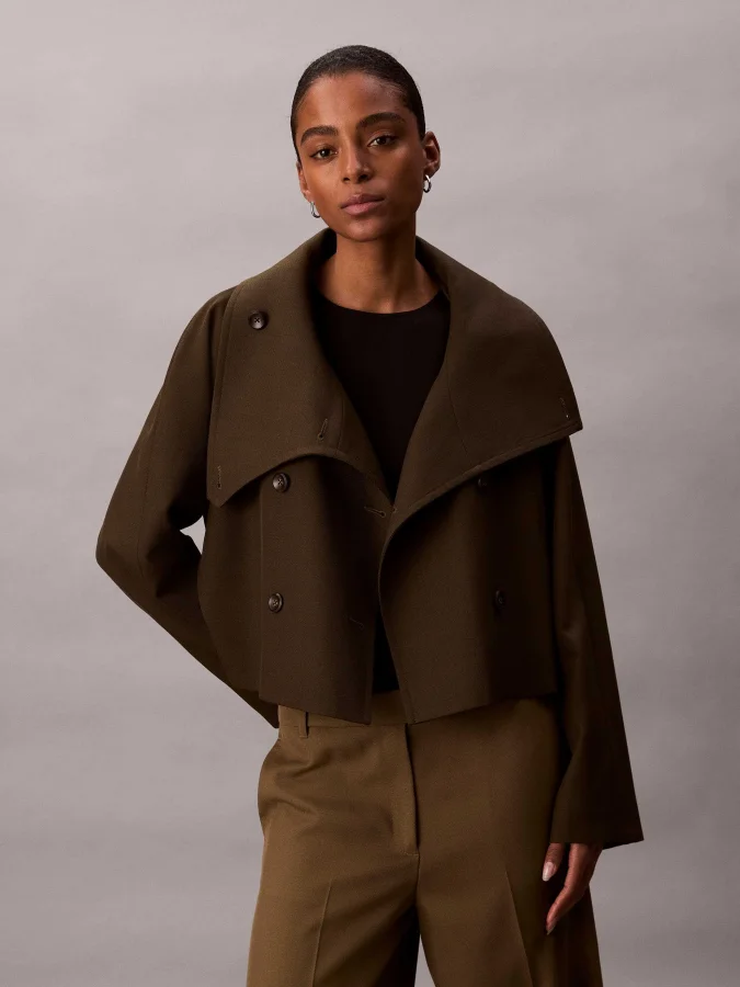 Calvin Klein - Cropped wool...
