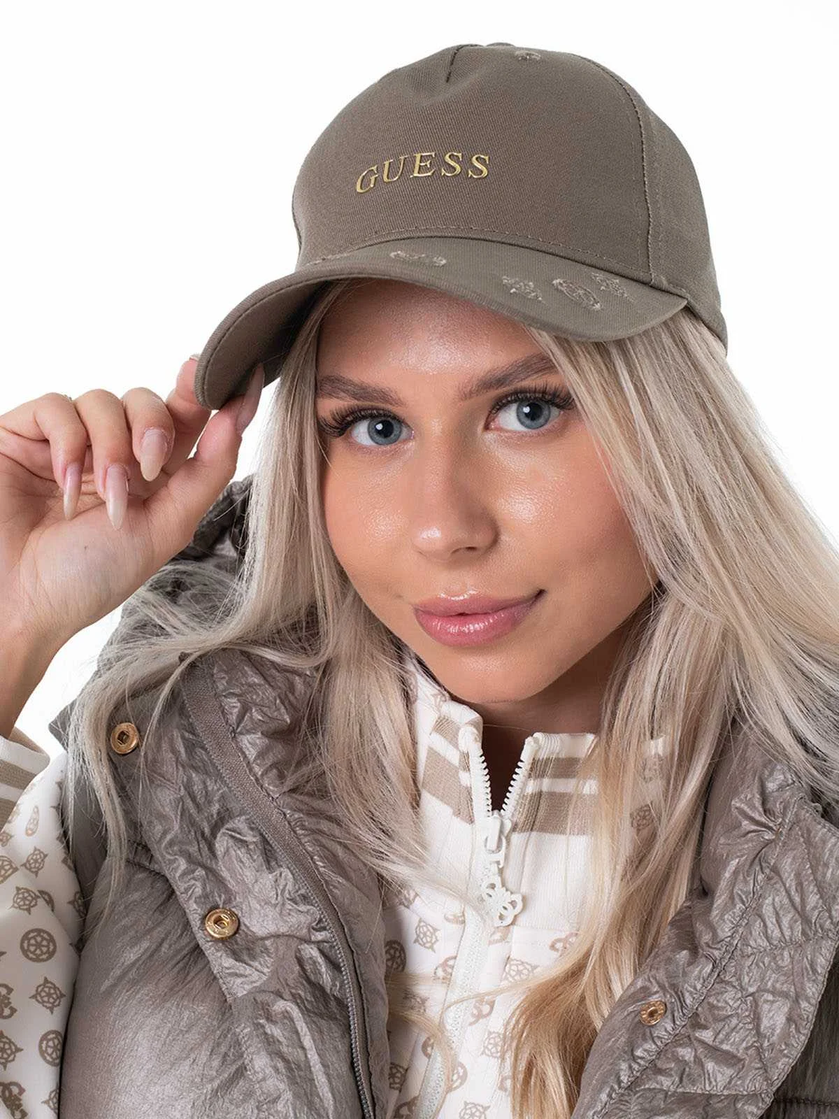 GUESS - PEONY LOGO CAP GUESS - PEONY LOGO CAP