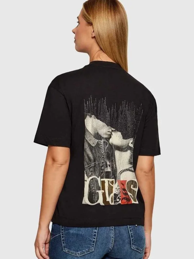 GUESS - SS CN KISS L.A. TEE 2