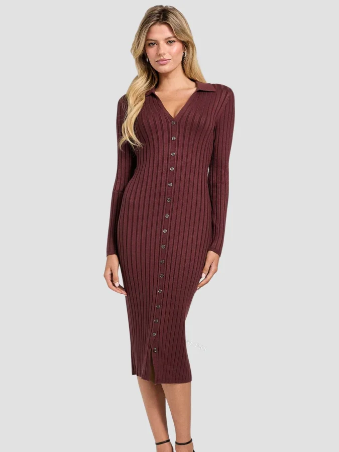 GUESS - LS VN RIB MIRANDA...