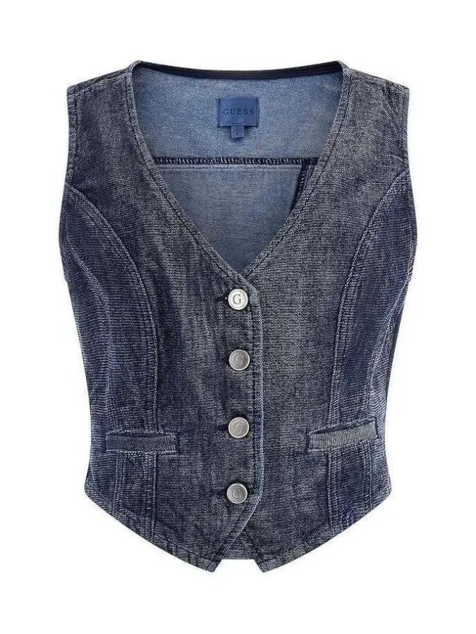 GUESS - ADELE DENIM VEST