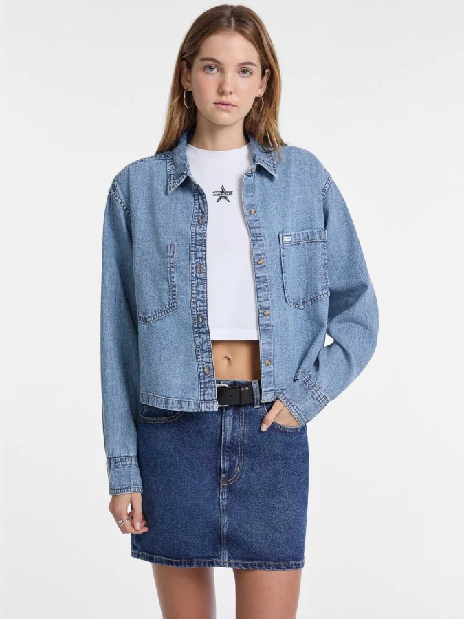 GUESS JEANS - GJ CROPPED LS...
