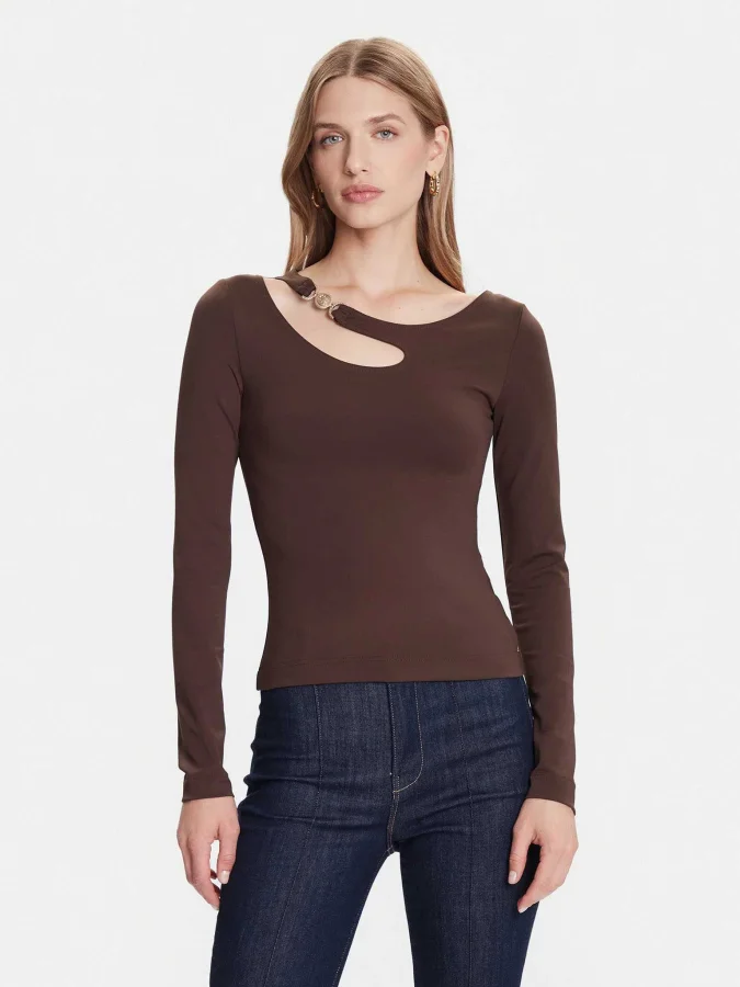GUESS - LS ELEANOR BUCKLE TOP
