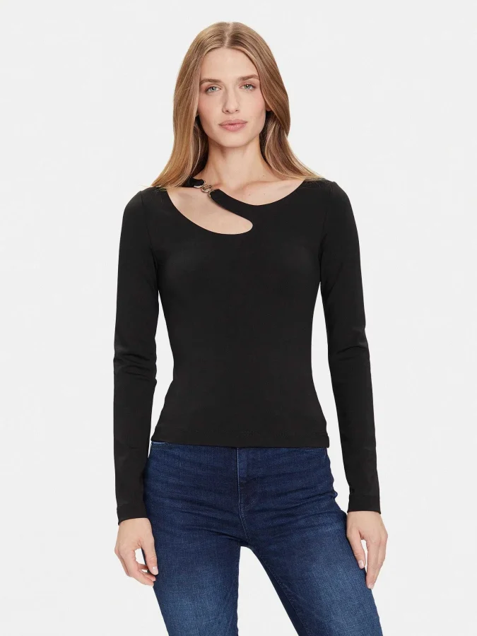GUESS - LS ELEANOR BUCKLE TOP