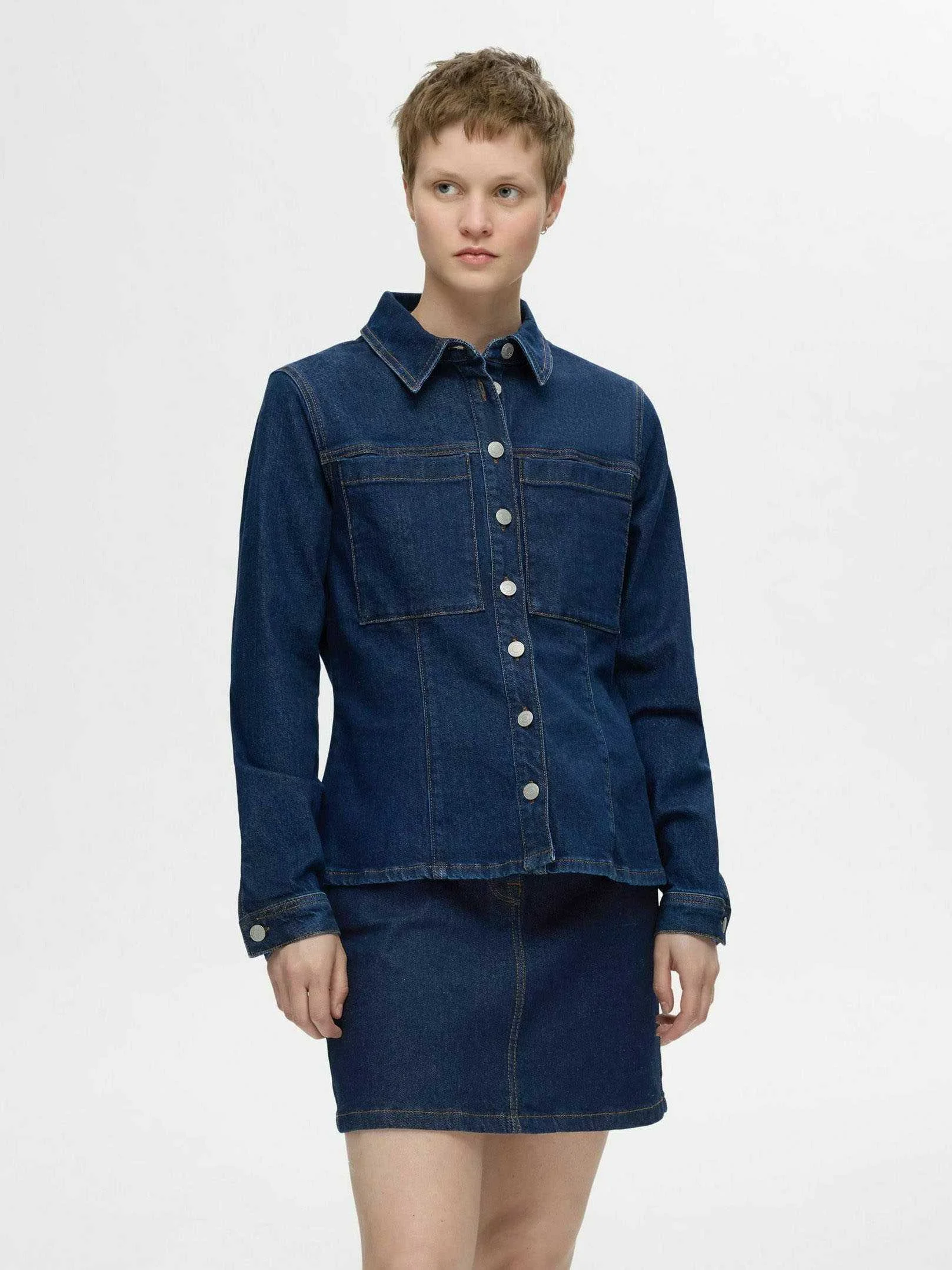 SELECTED WOMEN - SLFILU LS FITTED SHIRT SELECTED WOMEN - SLFILU LS FITTED SHIRT