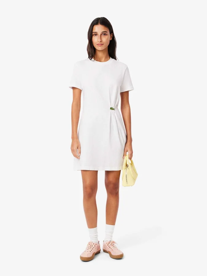Lacoste - Draped T-shirt Dress