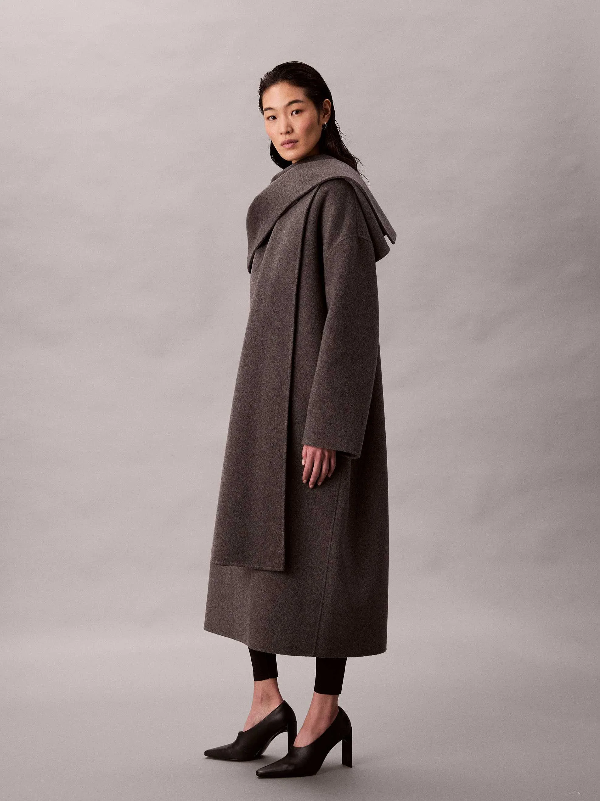 Calvin Klein - Dbl Face Wool Scarf... Calvin Klein - Dbl Face Wool Scarf...