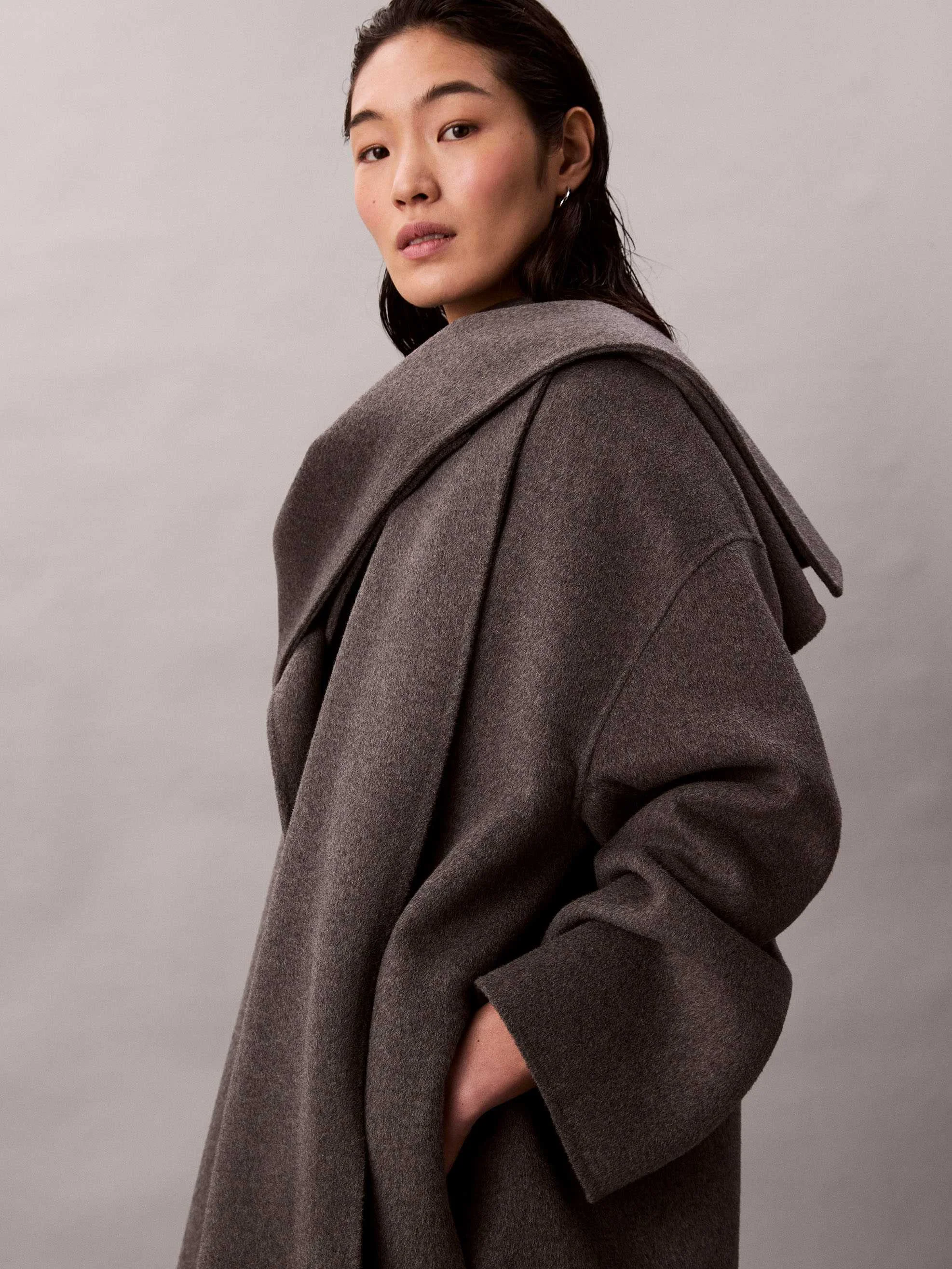 Calvin Klein - Dbl Face Wool Scarf... Calvin Klein - Dbl Face Wool Scarf...