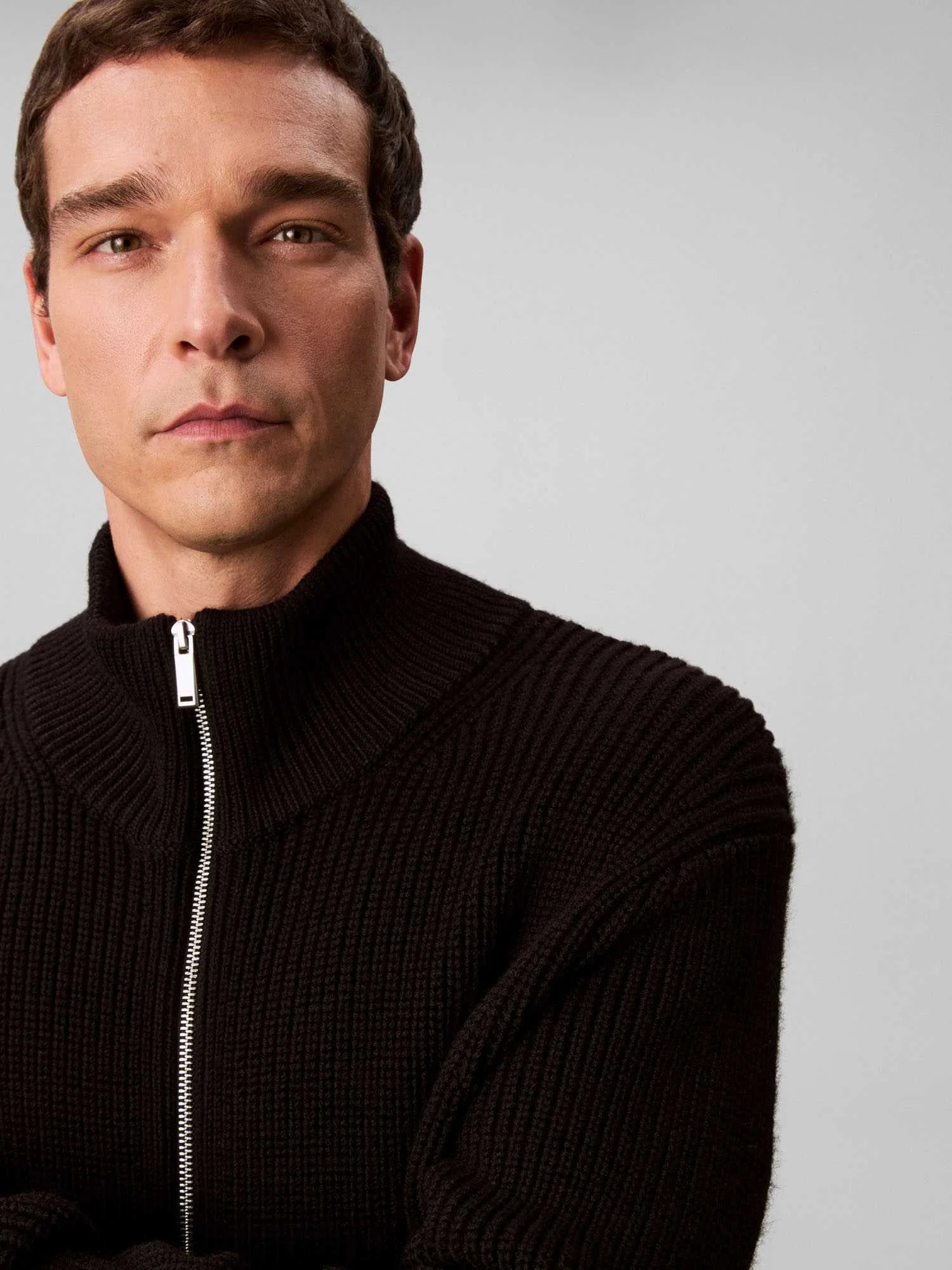 Calvin Klein - LS FZ TEXTURE STITCH... Calvin Klein - LS FZ TEXTURE STITCH...