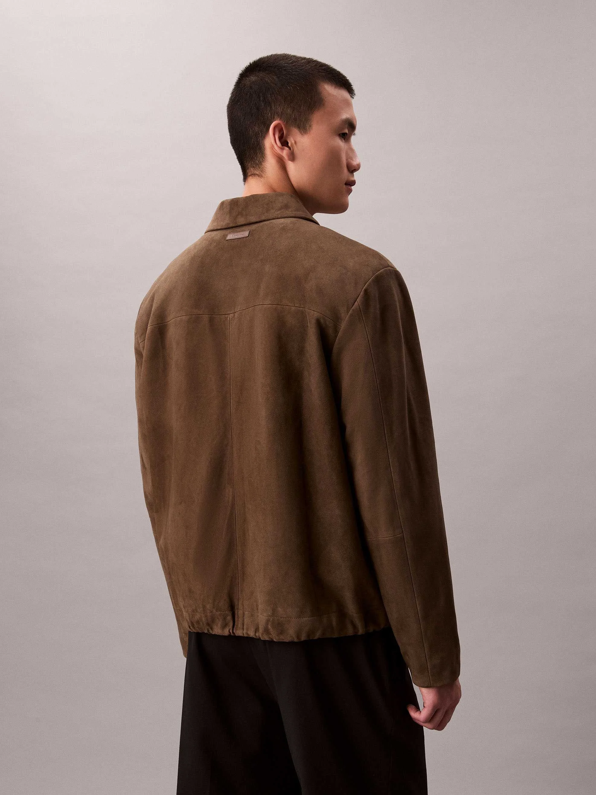 Calvin Klein - LS  SUEDE BUTTON... Calvin Klein - LS  SUEDE BUTTON...