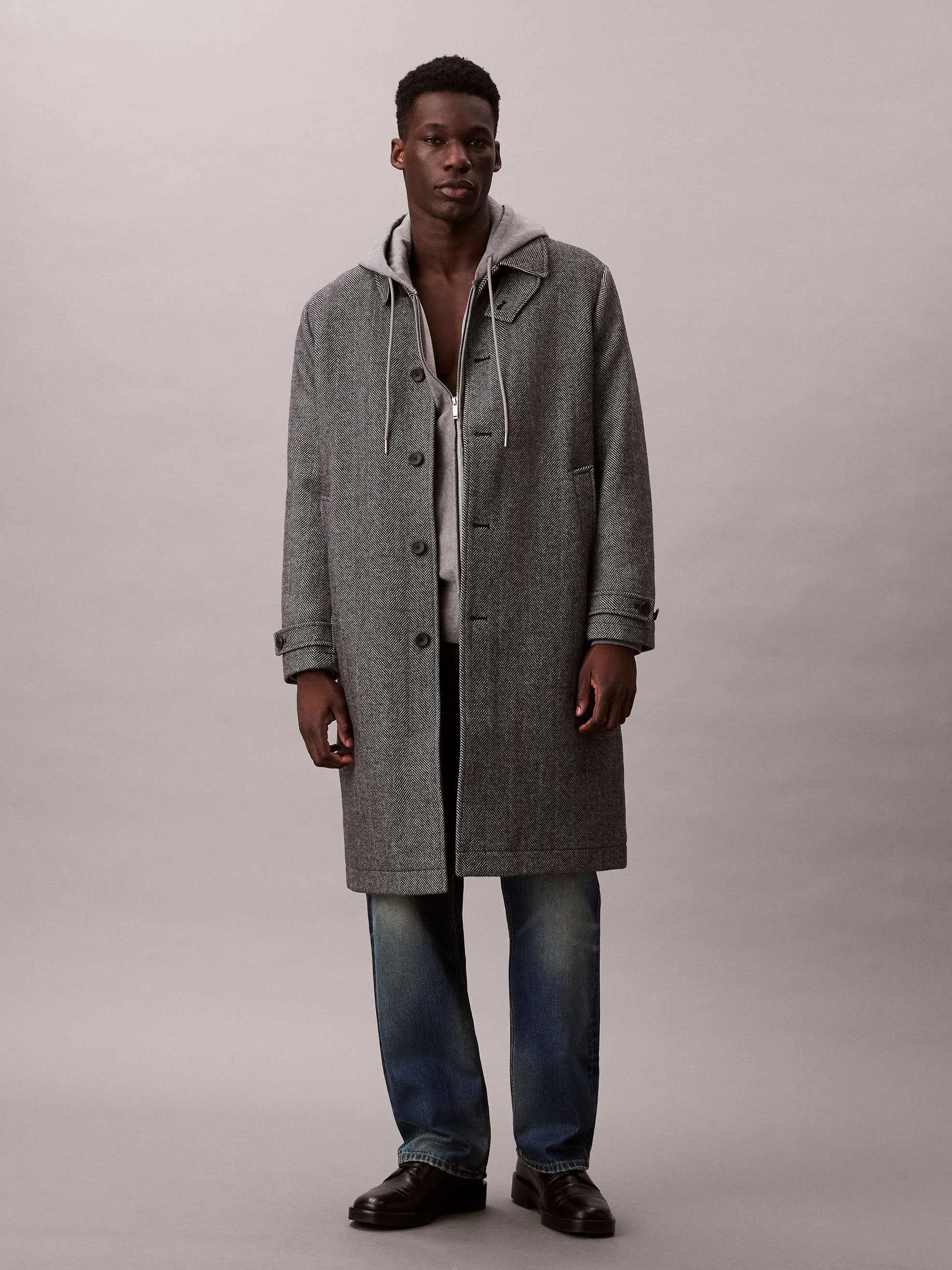Calvin Klein - LS TECH WOOL BLEND... Calvin Klein - LS TECH WOOL BLEND...