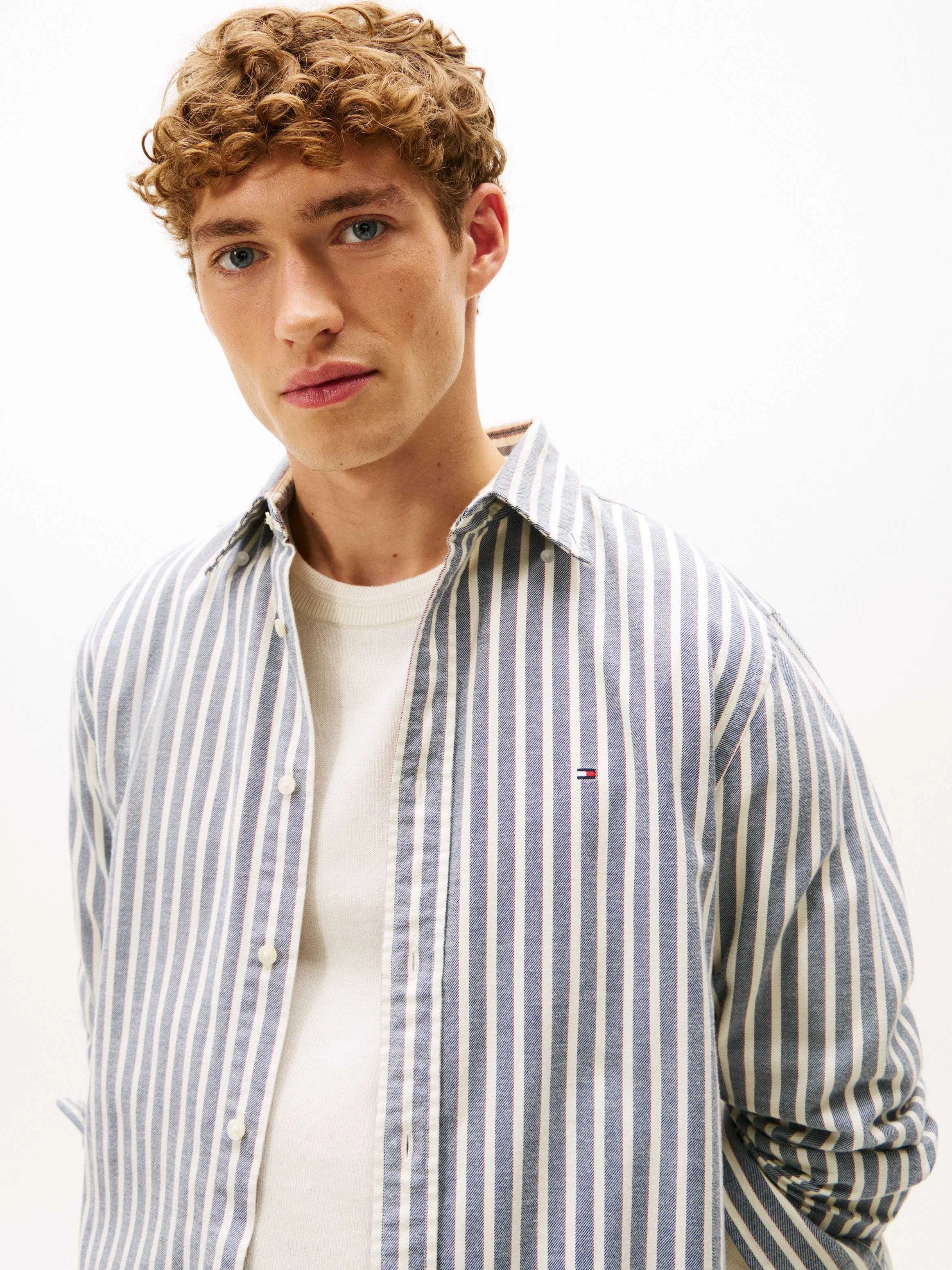 Tommy Hilfiger - FLANNEL STRIPE RF SHIRT Tommy Hilfiger - FLANNEL STRIPE RF SHIRT
