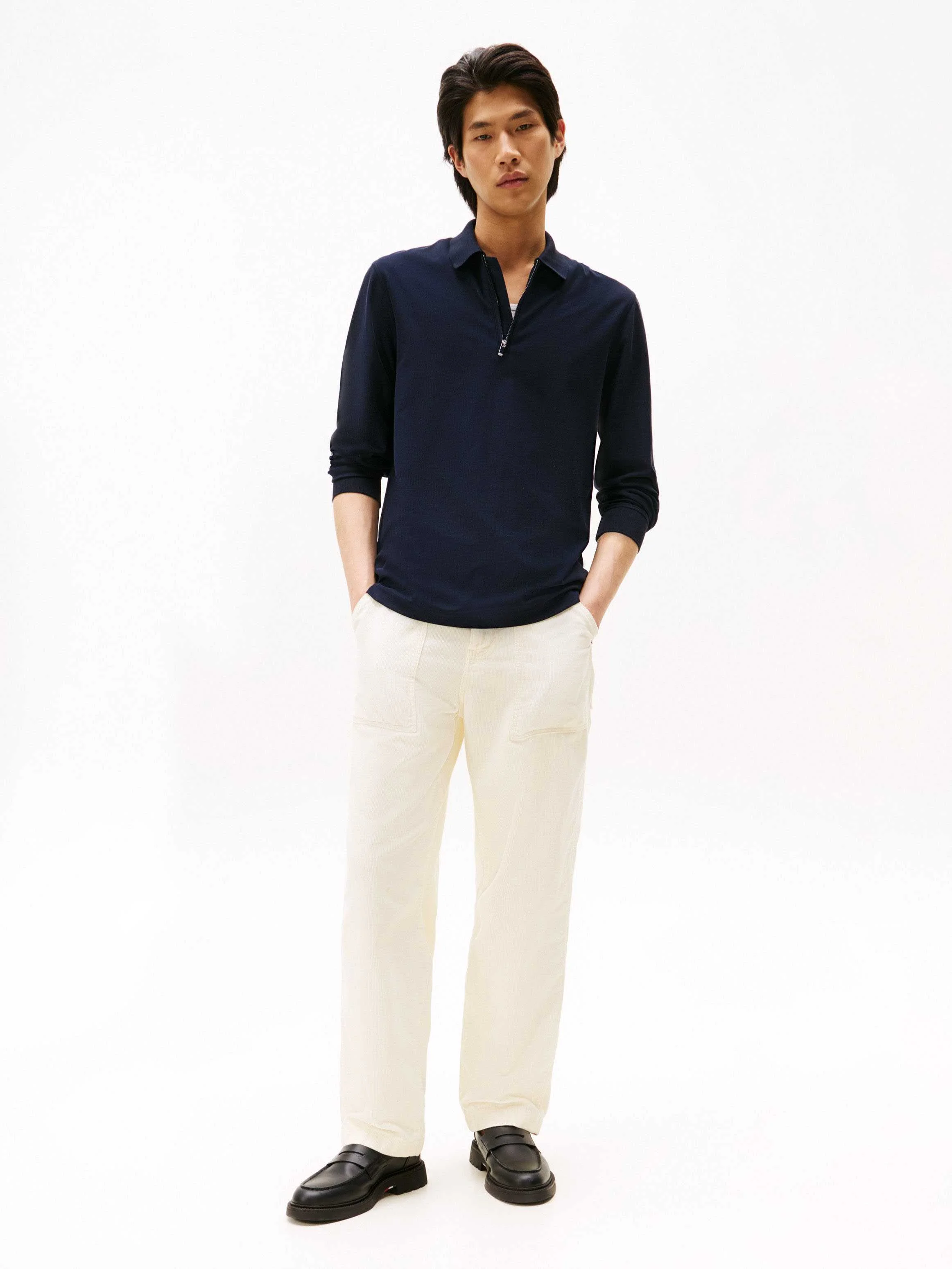 Tommy Hilfiger - DC PERFORMANCE ZIP POLO Tommy Hilfiger - DC PERFORMANCE ZIP POLO