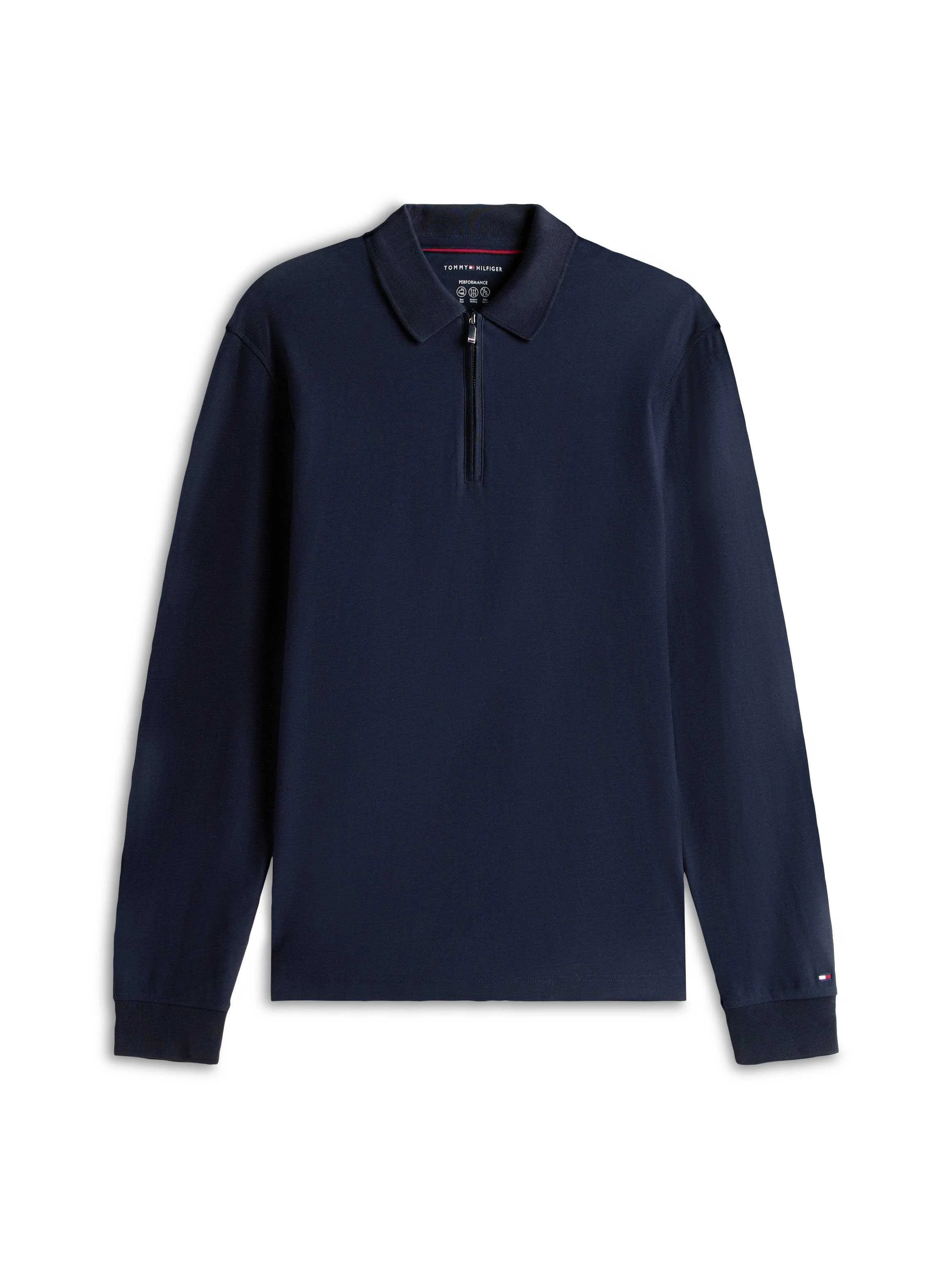 Tommy Hilfiger - DC PERFORMANCE ZIP POLO Tommy Hilfiger - DC PERFORMANCE ZIP POLO