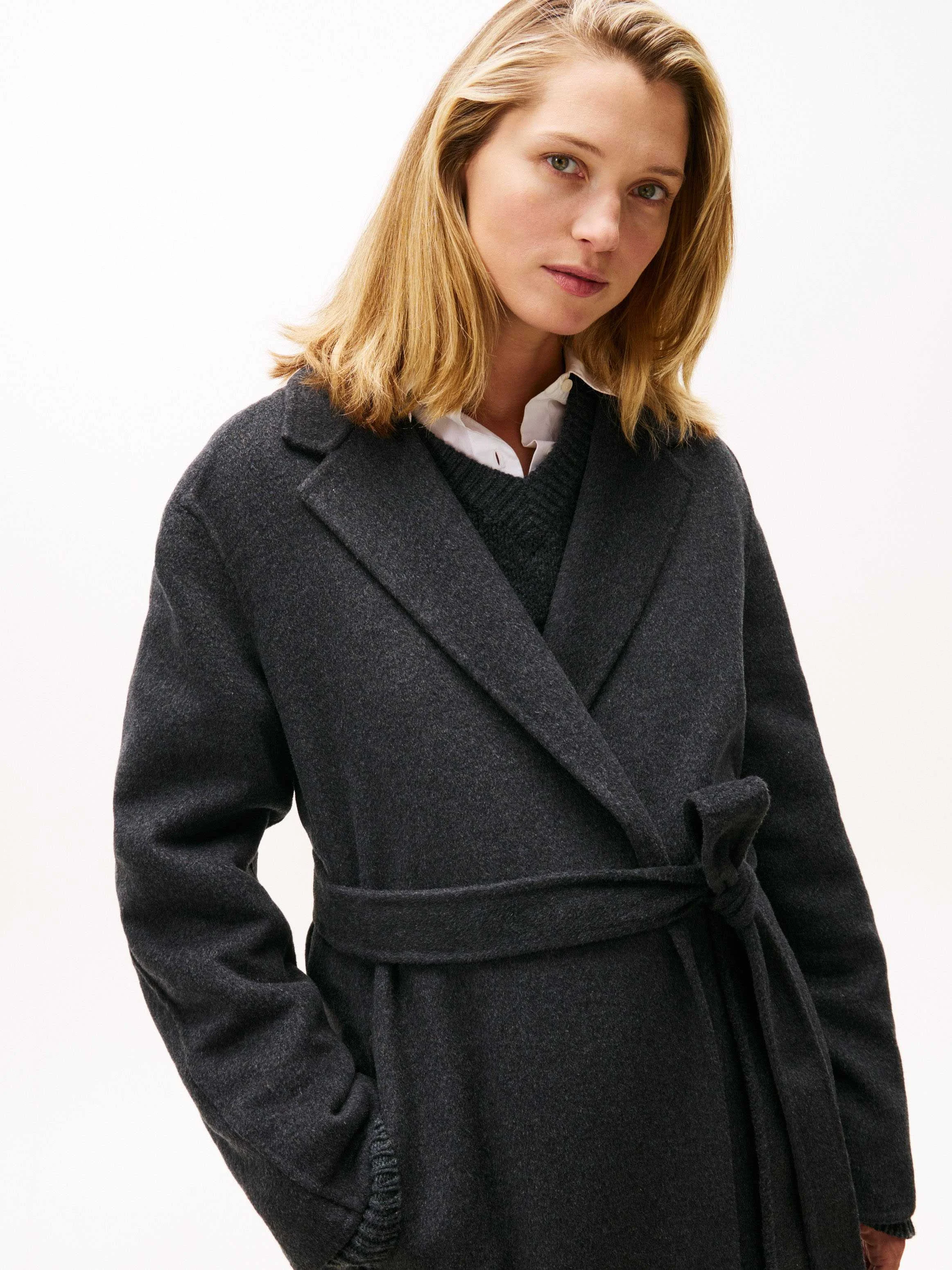 Tommy Hilfiger - DF WOOL REG BELTED... Tommy Hilfiger - DF WOOL REG BELTED...