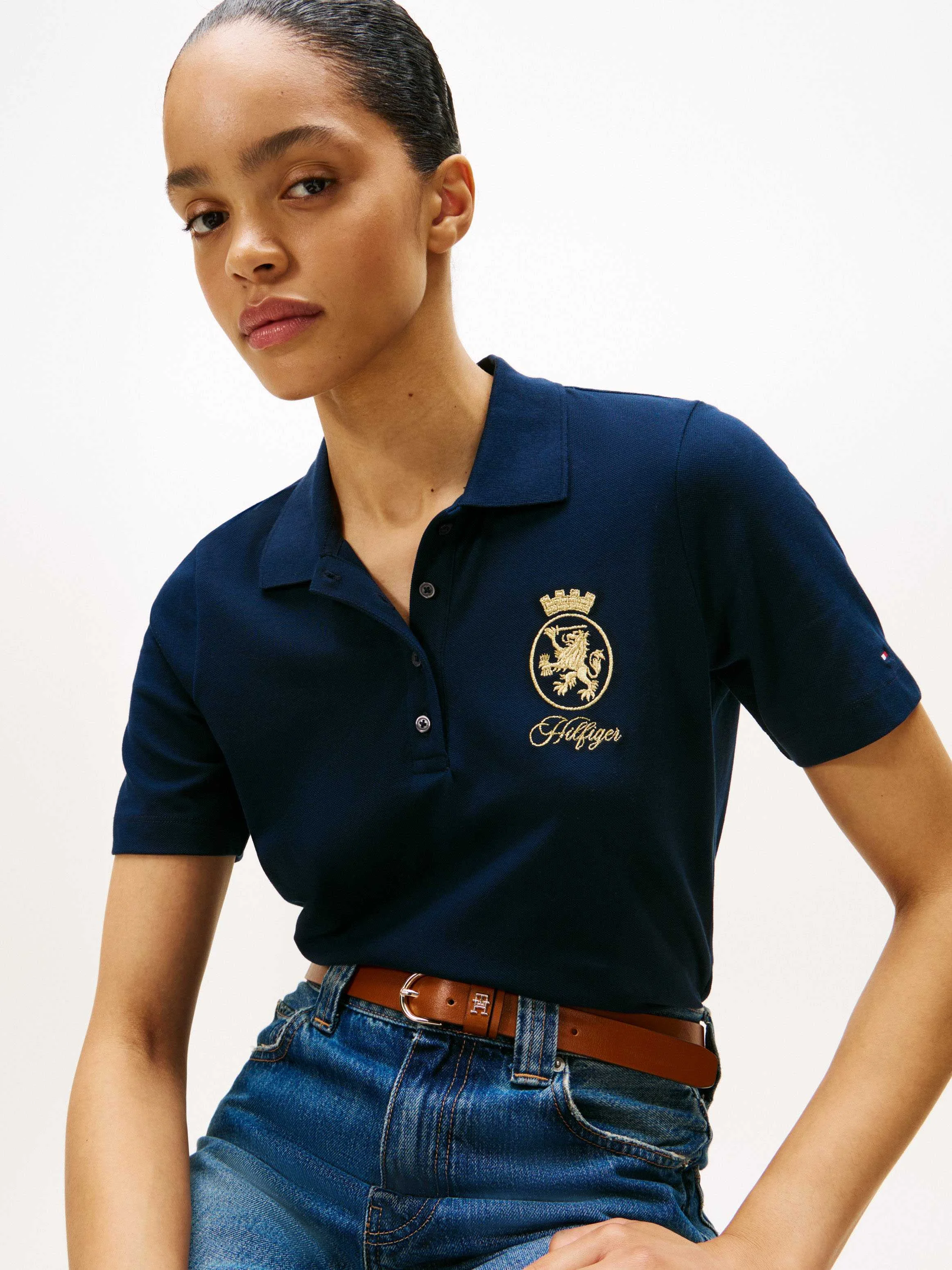 Tommy Hilfiger - GOLD CREST REG SS POLO Tommy Hilfiger - GOLD CREST REG SS POLO
