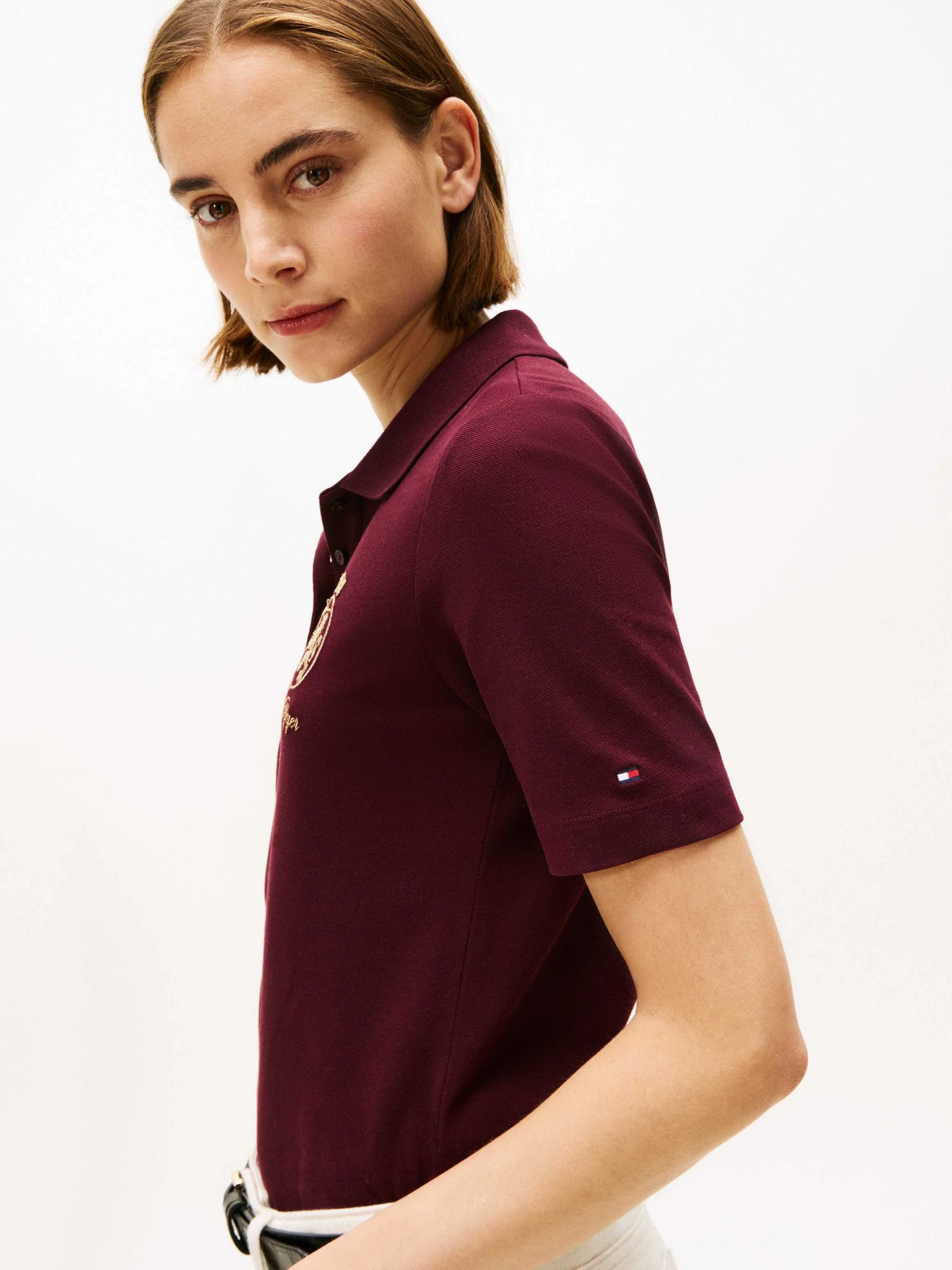 Tommy Hilfiger - GOLD CREST REG SS POLO Tommy Hilfiger - GOLD CREST REG SS POLO