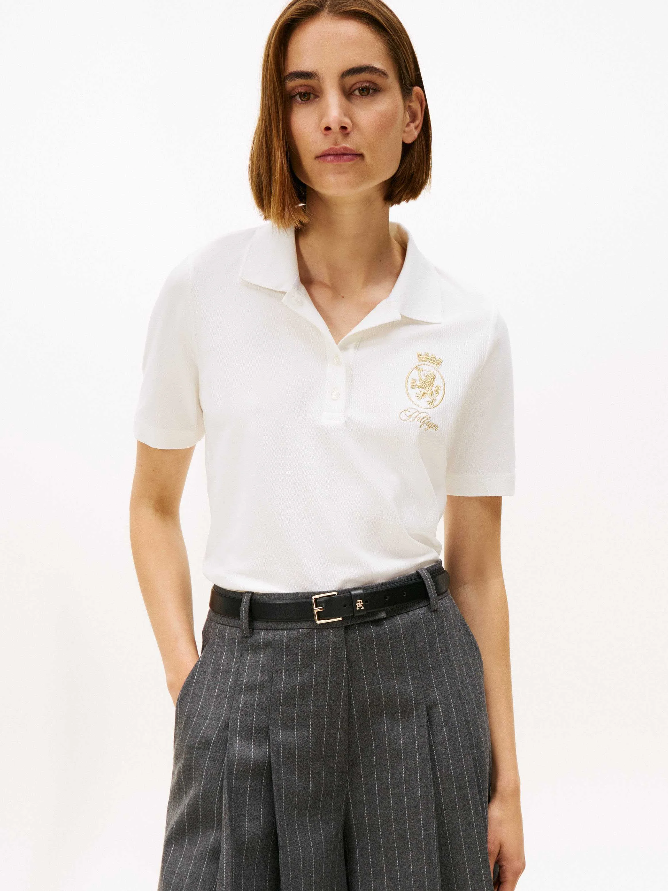 Tommy Hilfiger - GOLD CREST REG SS POLO Tommy Hilfiger - GOLD CREST REG SS POLO