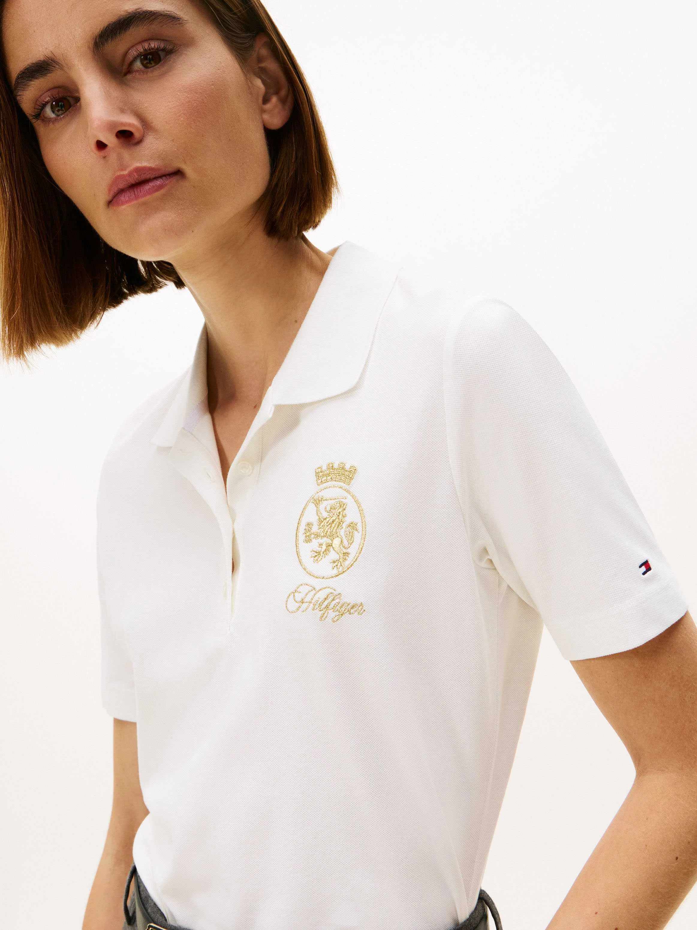 Tommy Hilfiger - GOLD CREST REG SS POLO Tommy Hilfiger - GOLD CREST REG SS POLO