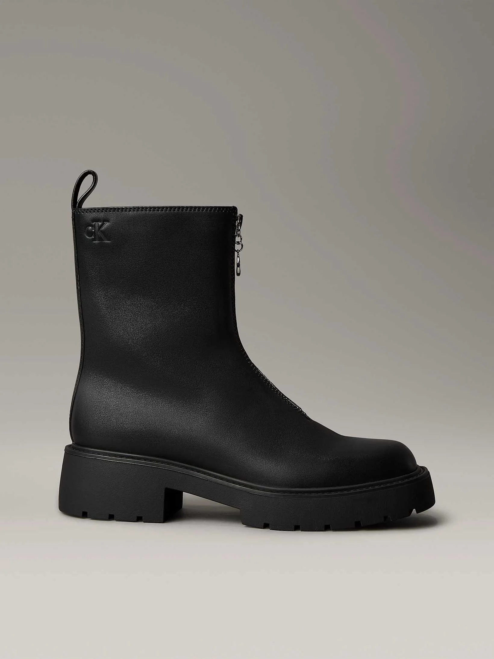 Calvin Klein - CHUNKY FRONT ZIP BOOT Calvin Klein - CHUNKY FRONT ZIP BOOT