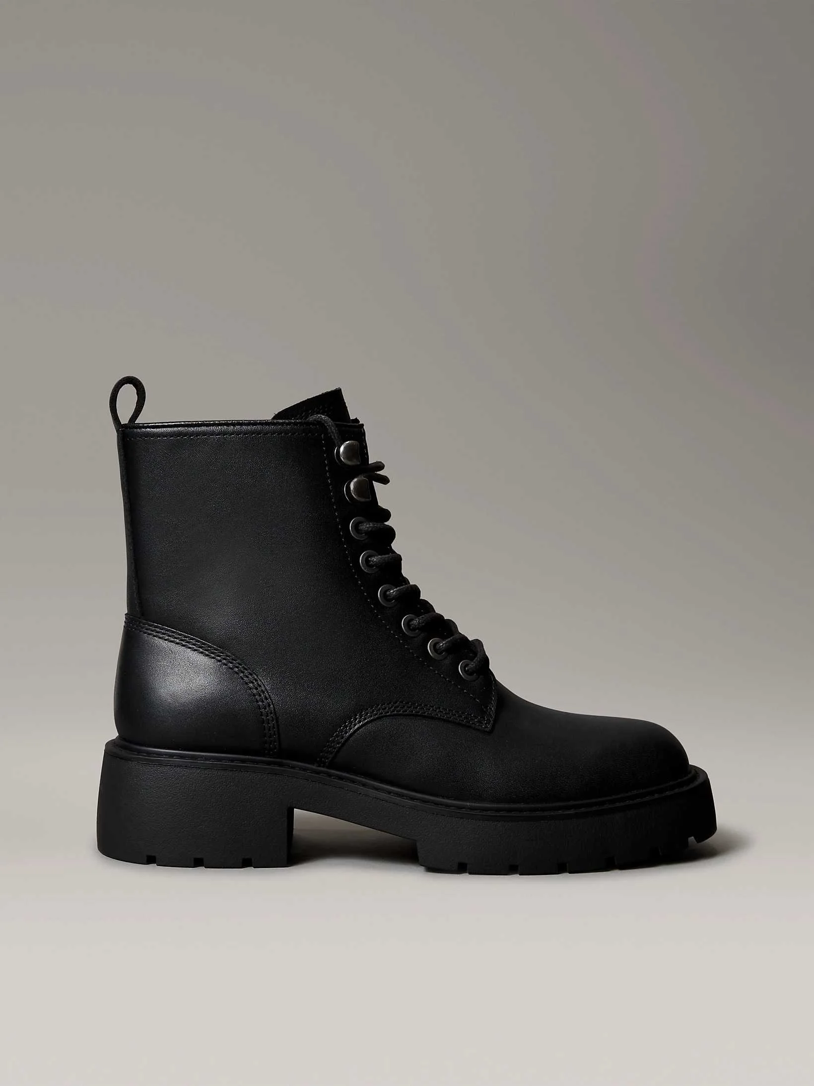 Calvin Klein - CHUNKY LACE UP ZIP BOOT Calvin Klein - CHUNKY LACE UP ZIP BOOT