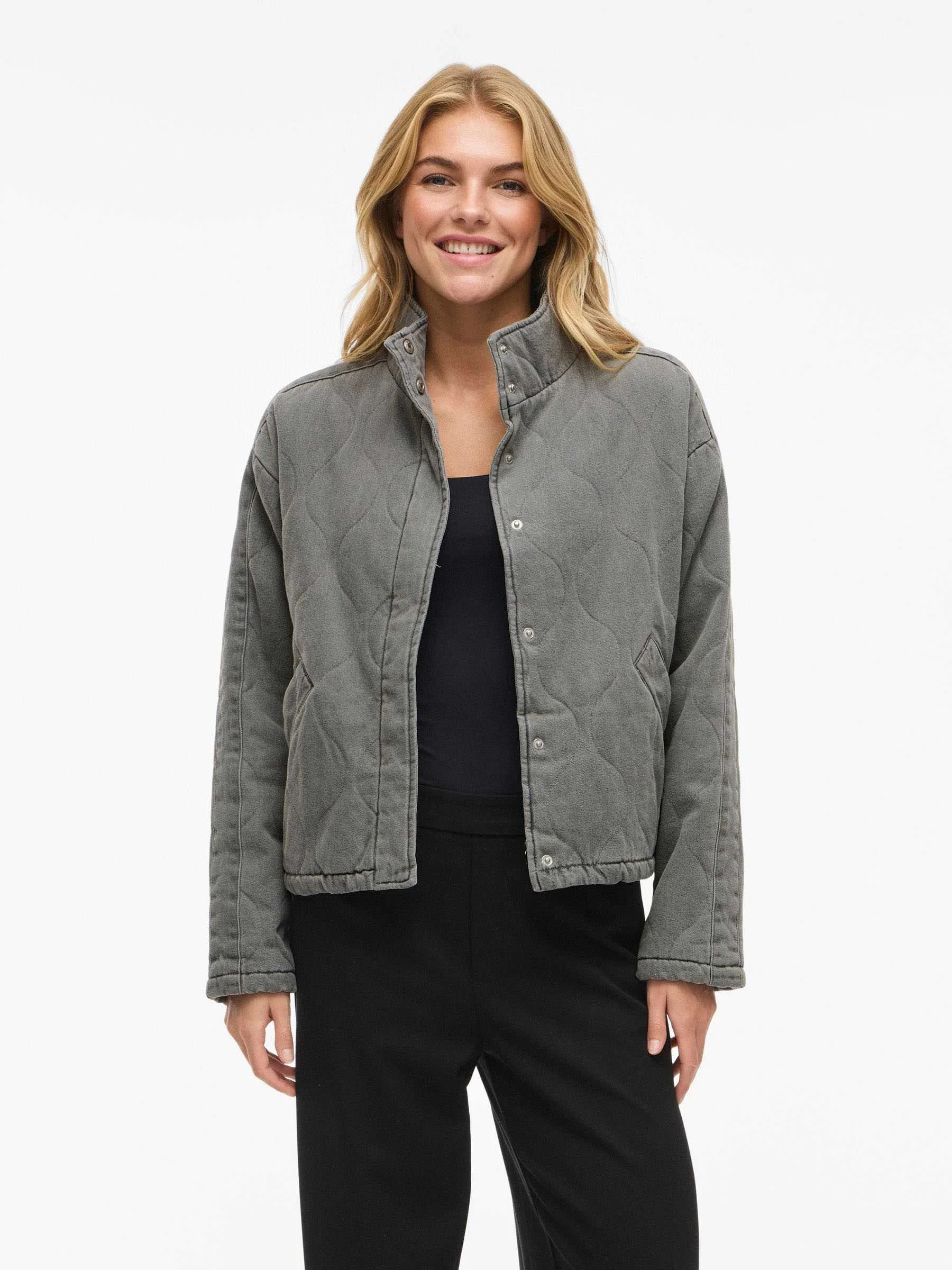 VILA - VIAMBELLA QUILTED DENIM JACKET... VILA - VIAMBELLA QUILTED DENIM JACKET...