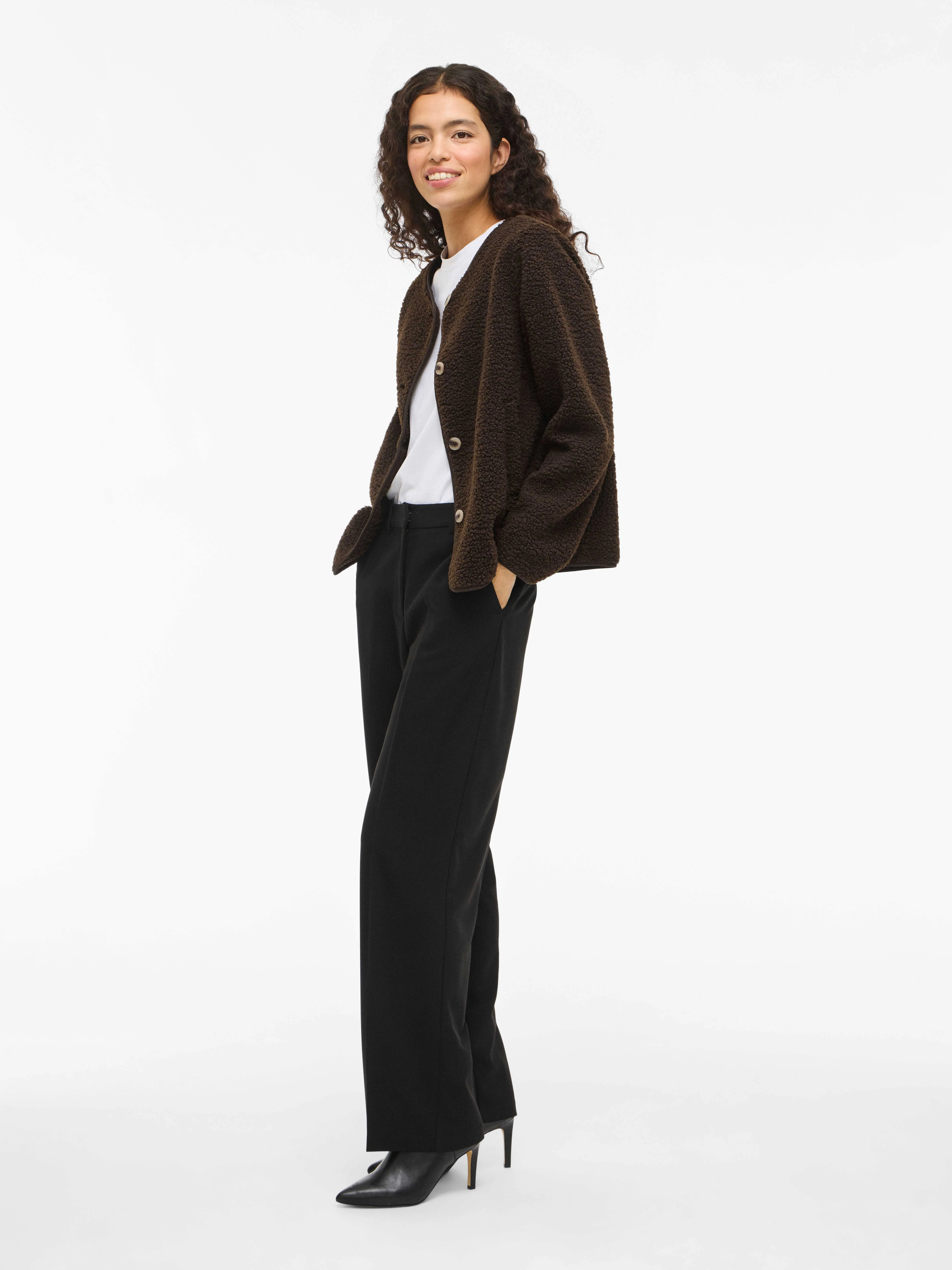 VILA - VIADA TEDDY JACKET VILA - VIADA TEDDY JACKET