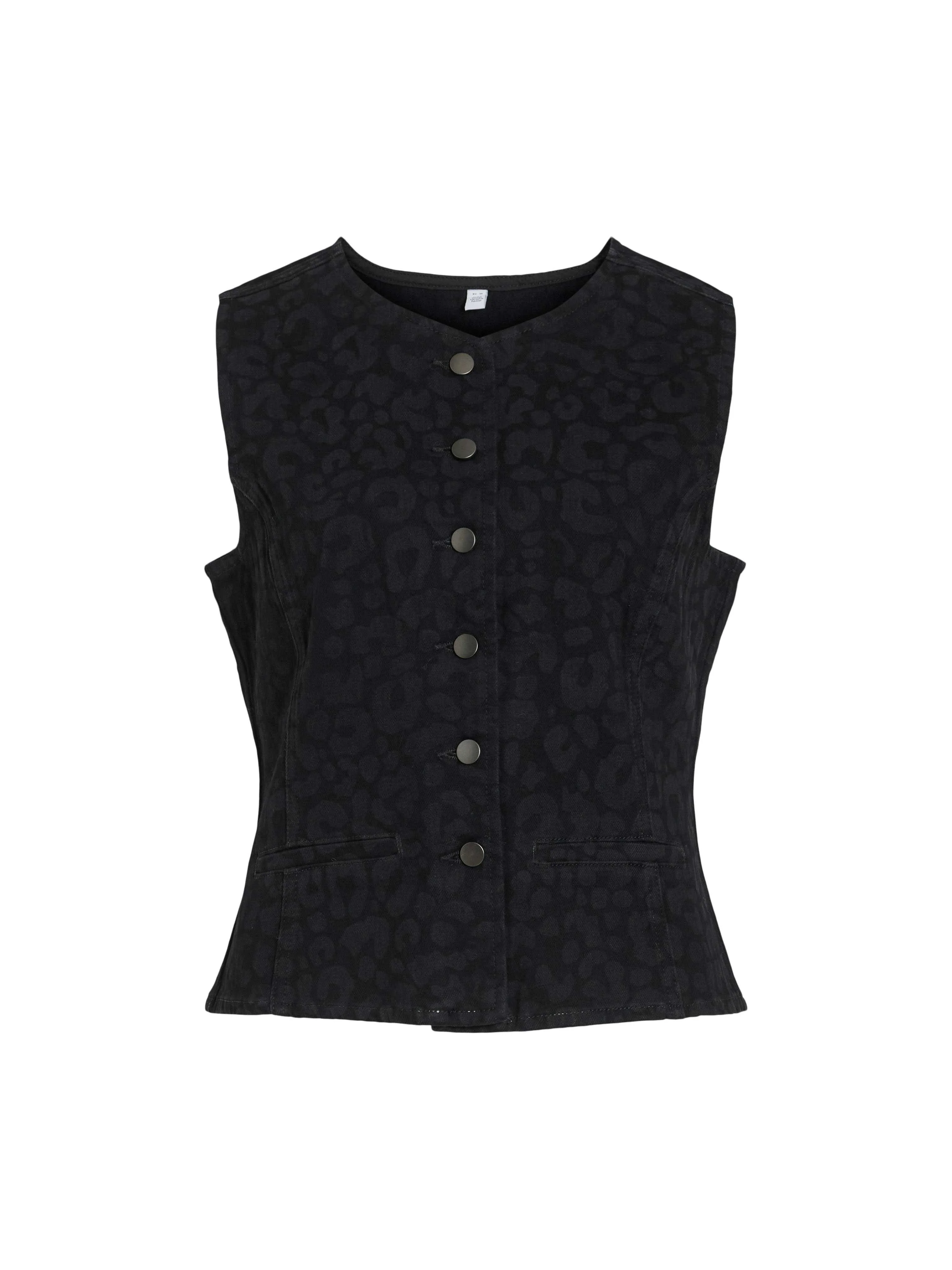 VILA - VIJAF O-NECK S/L DENIM VEST... VILA - VIJAF O-NECK S/L DENIM VEST...