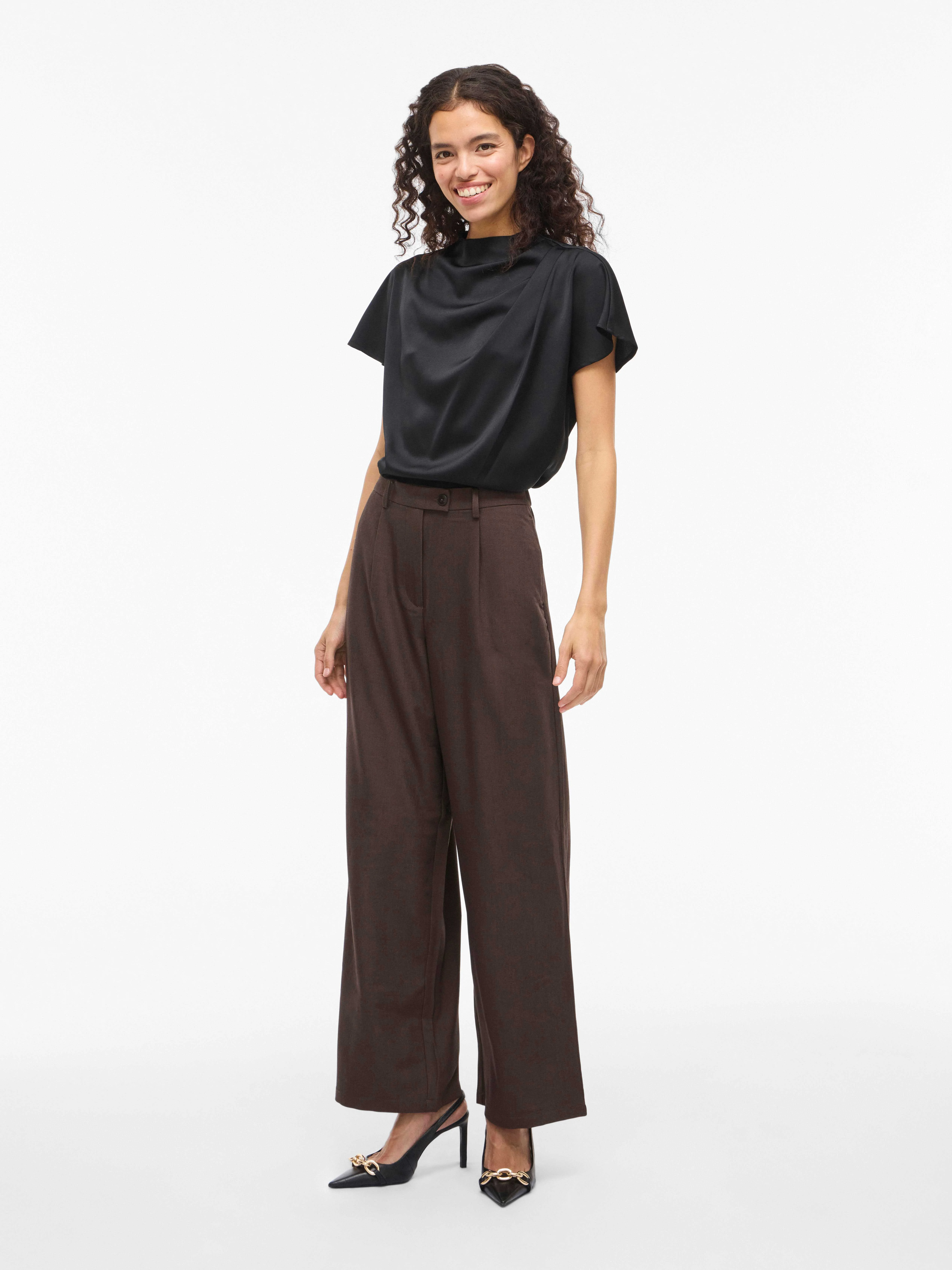 VILA - VISIFFE HW WIDE PANTS - NOOS VILA - VISIFFE HW WIDE PANTS - NOOS
