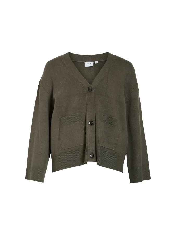 VILA - VICASSIE L/S V-NECK...