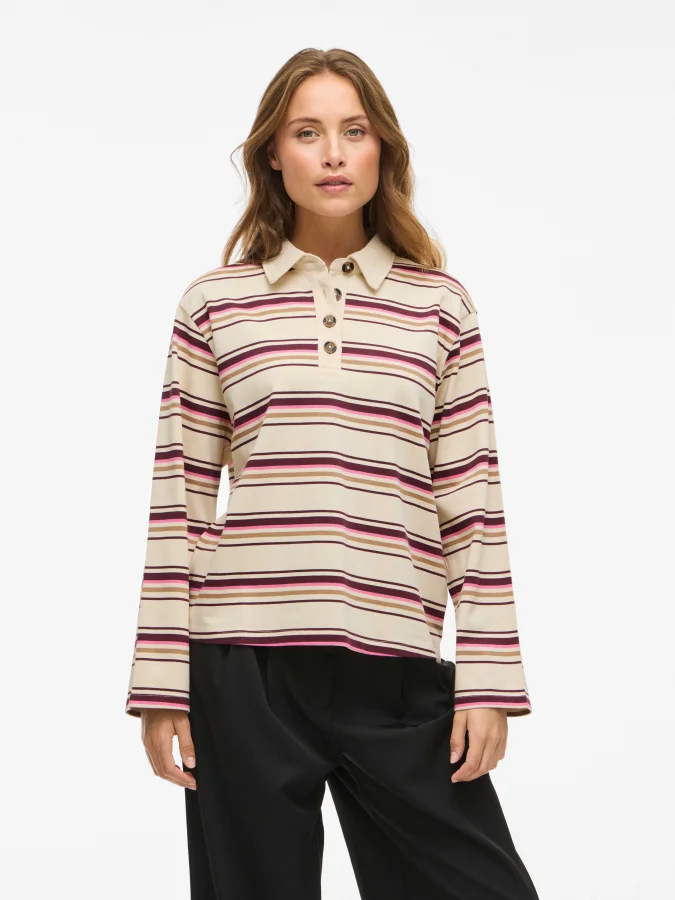 VILA - VISINA L/S POLO SHIRT