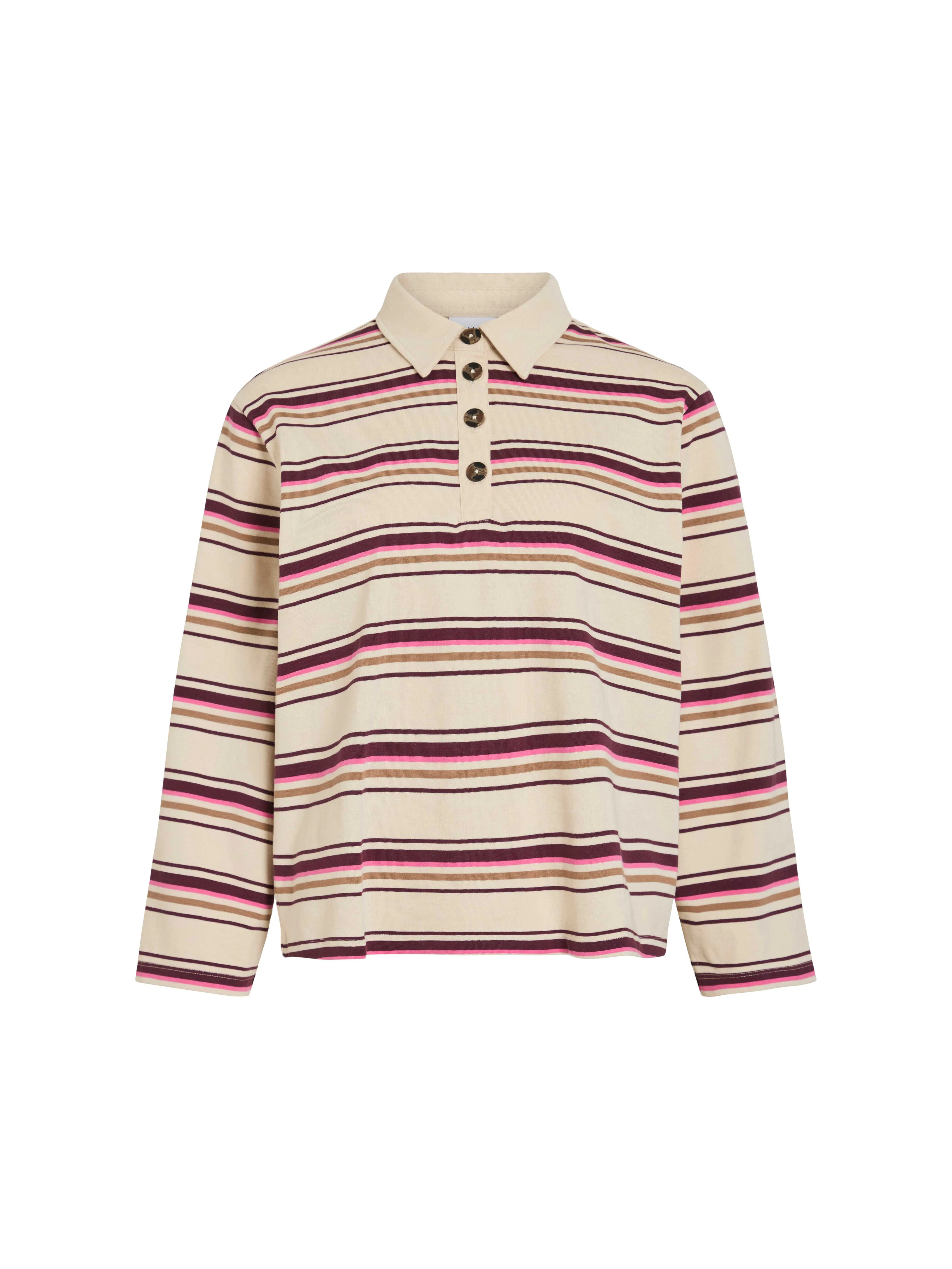 VILA - VISINA L/S POLO SHIRT VILA - VISINA L/S POLO SHIRT