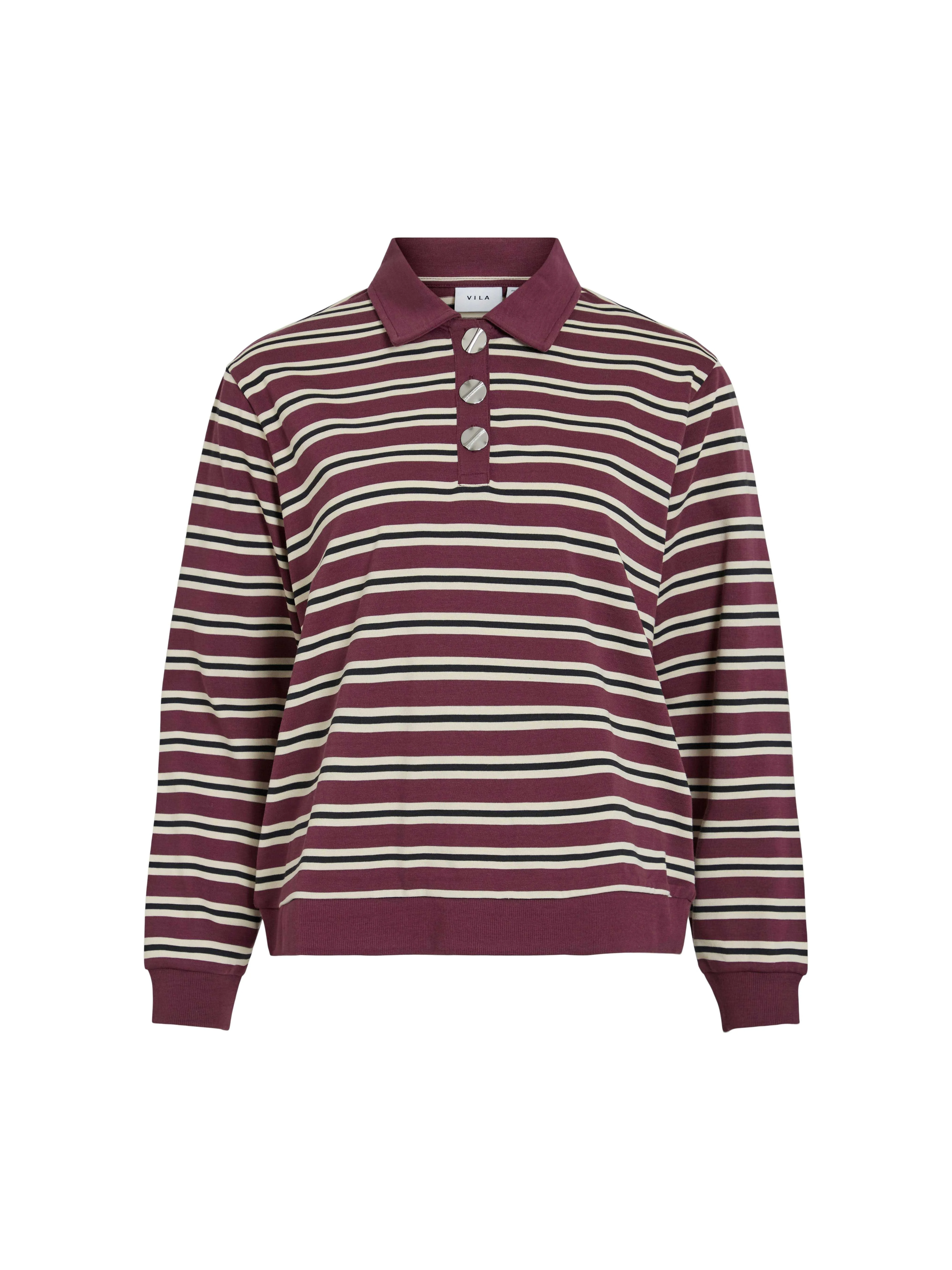 VILA - VISINA COLLAR L/S TOP/R VILA - VISINA COLLAR L/S TOP/R