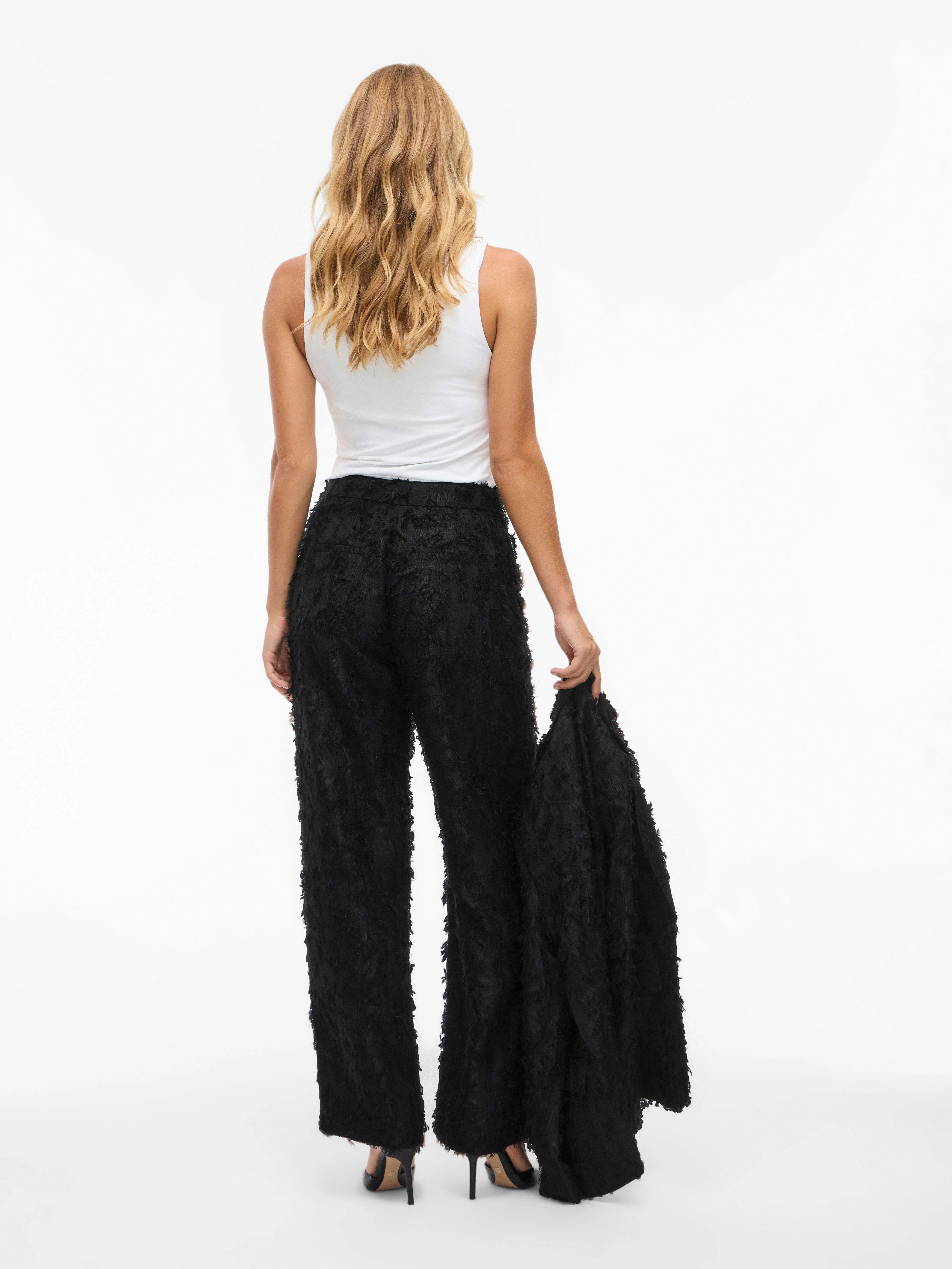 VILA - VIWAGNE HW TAILORED PANTS VILA - VIWAGNE HW TAILORED PANTS