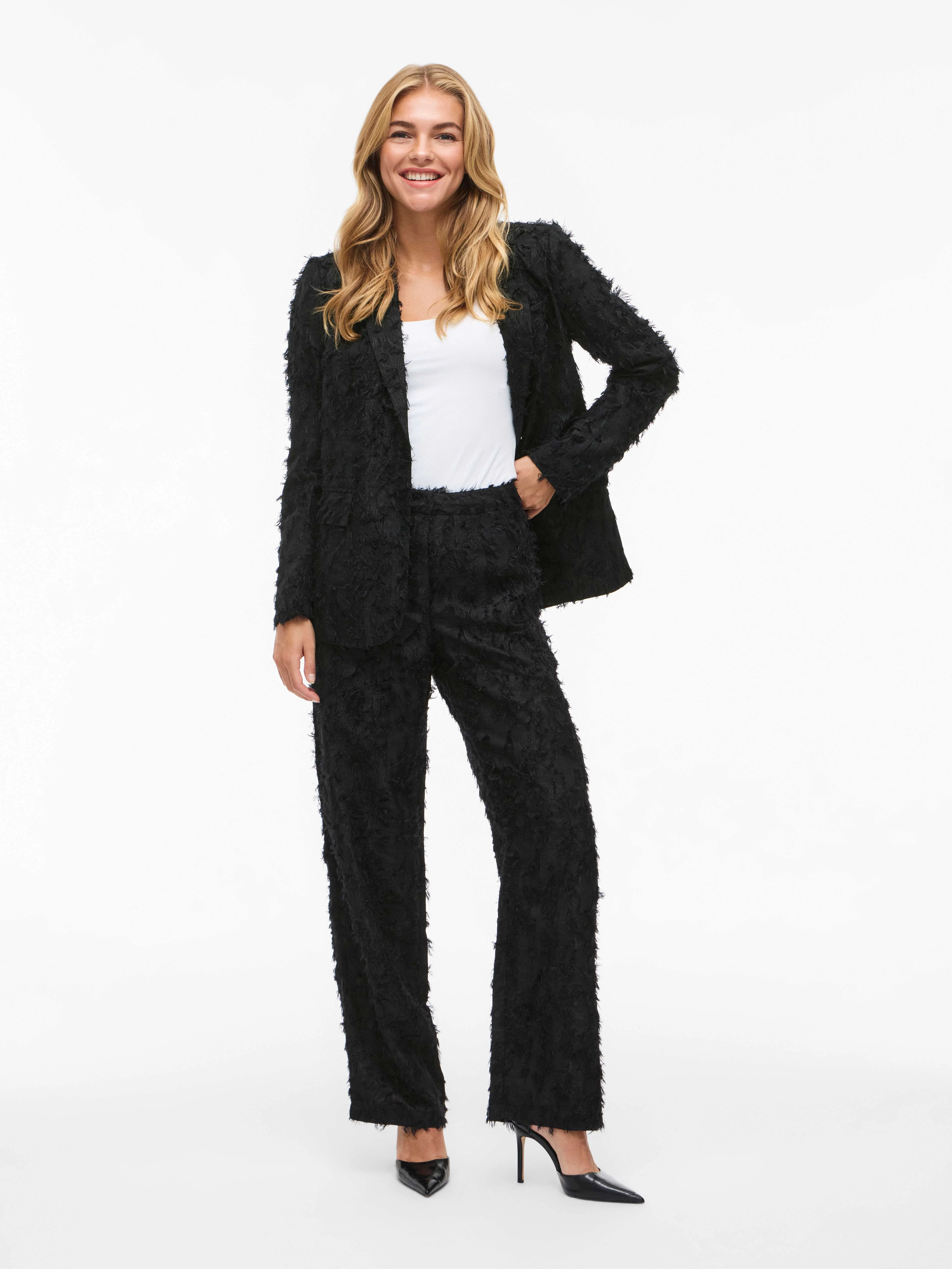 VILA - VIWAGNE HW TAILORED PANTS VILA - VIWAGNE HW TAILORED PANTS