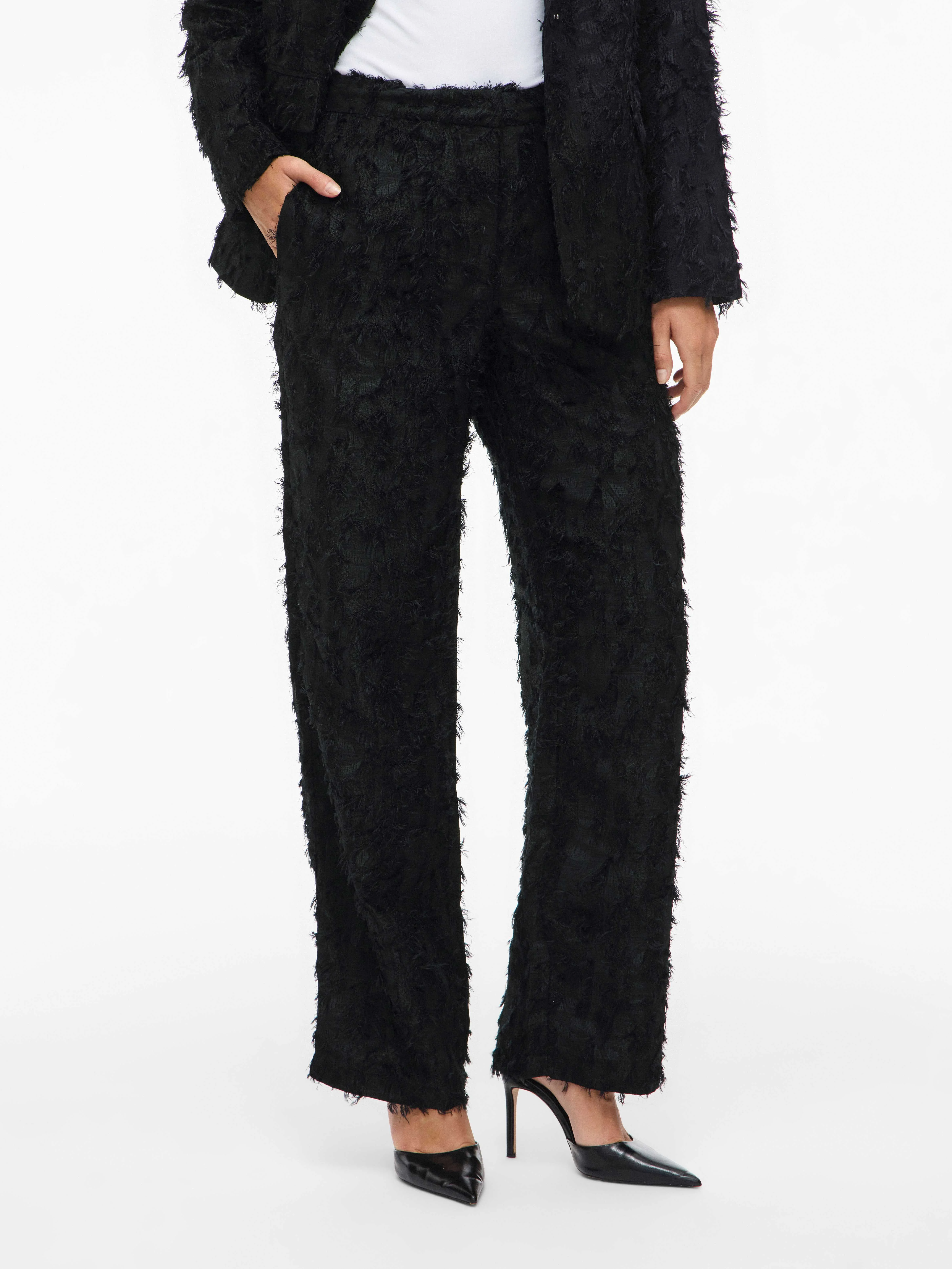 VILA - VIWAGNE HW TAILORED PANTS VILA - VIWAGNE HW TAILORED PANTS