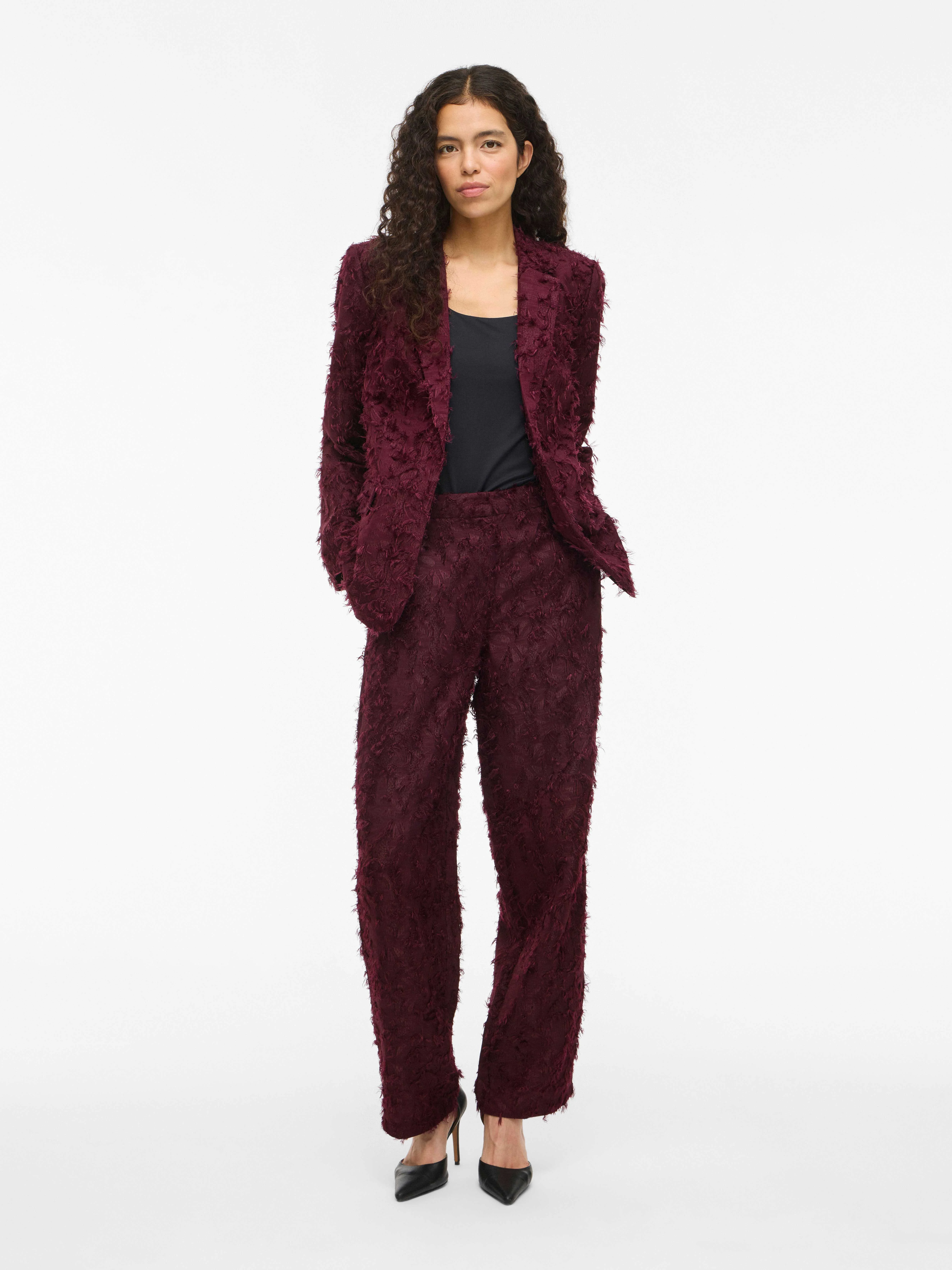 VILA - VIWAGNE HW TAILORED PANTS VILA - VIWAGNE HW TAILORED PANTS